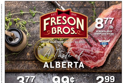 Freson Bros. Flyer July 17 to 23