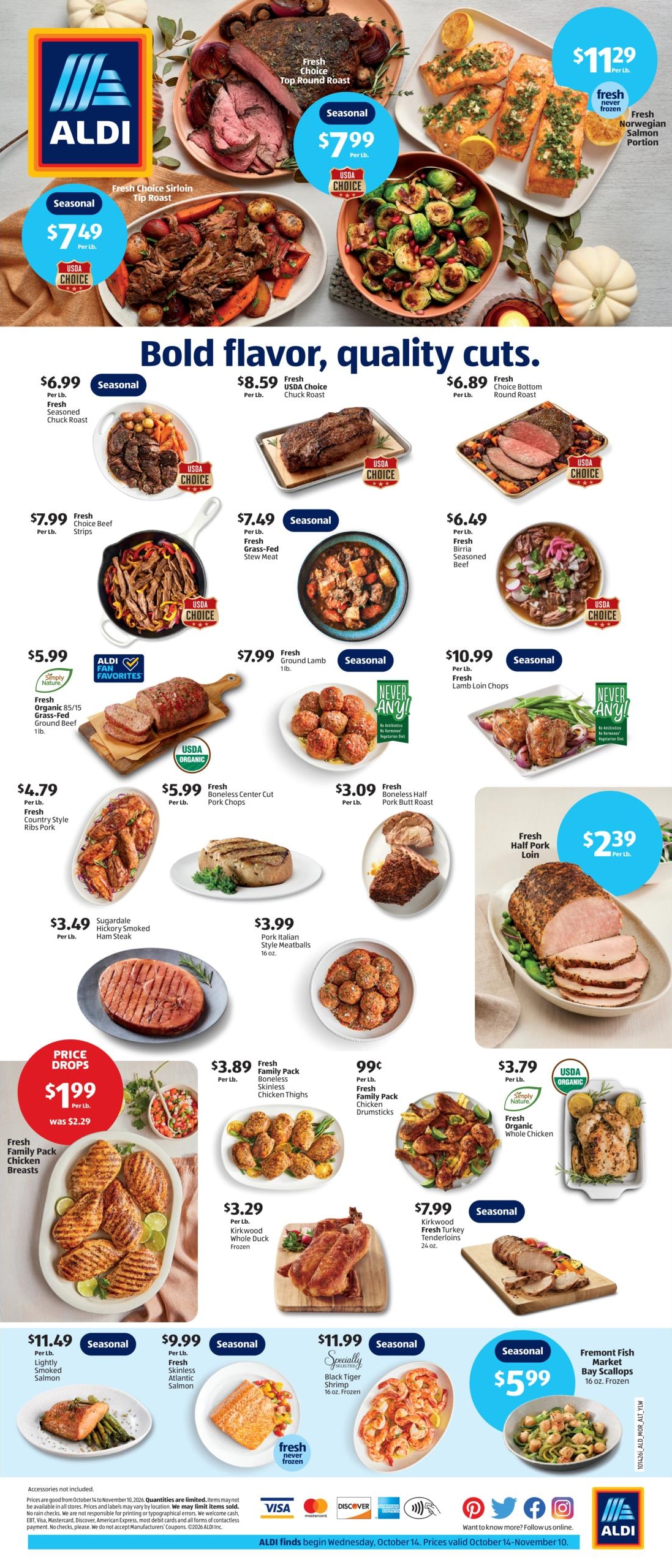 ALDI (Fillmore-Glendale Area, CA) Weekly Ad October 14 - 20, 2026