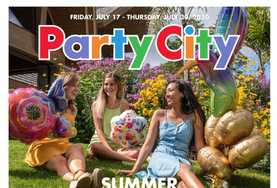 Party City Flyer July 17 to 30