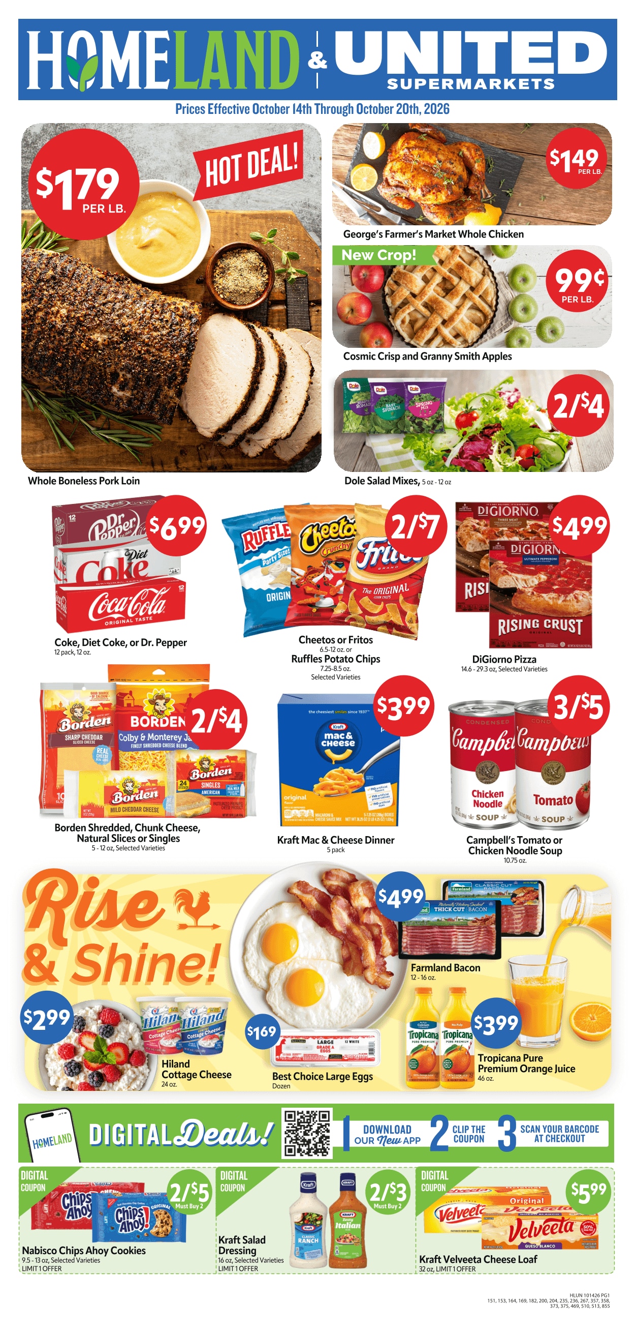 Homeland Stores (Ardmore and other locations, OK) Weekly Ad October 14 - 20, 2026