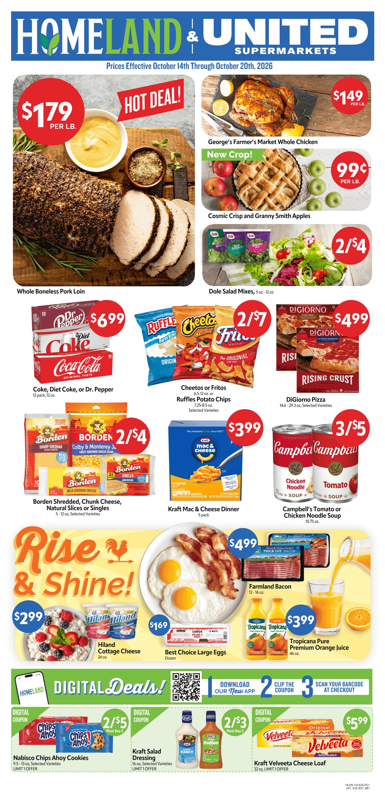 Homeland Stores (Muskogee Area, OK) Weekly Ad October 14 - 20, 2026