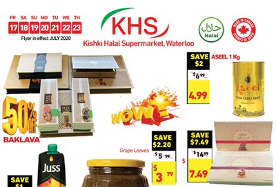 Kishki Halal Supermarket Flyer July 17 to 23