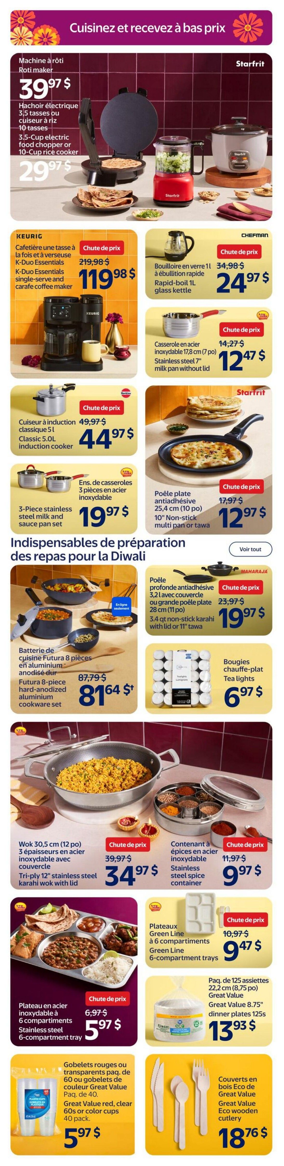 Walmart Diwali Flyer October 15 to November 11