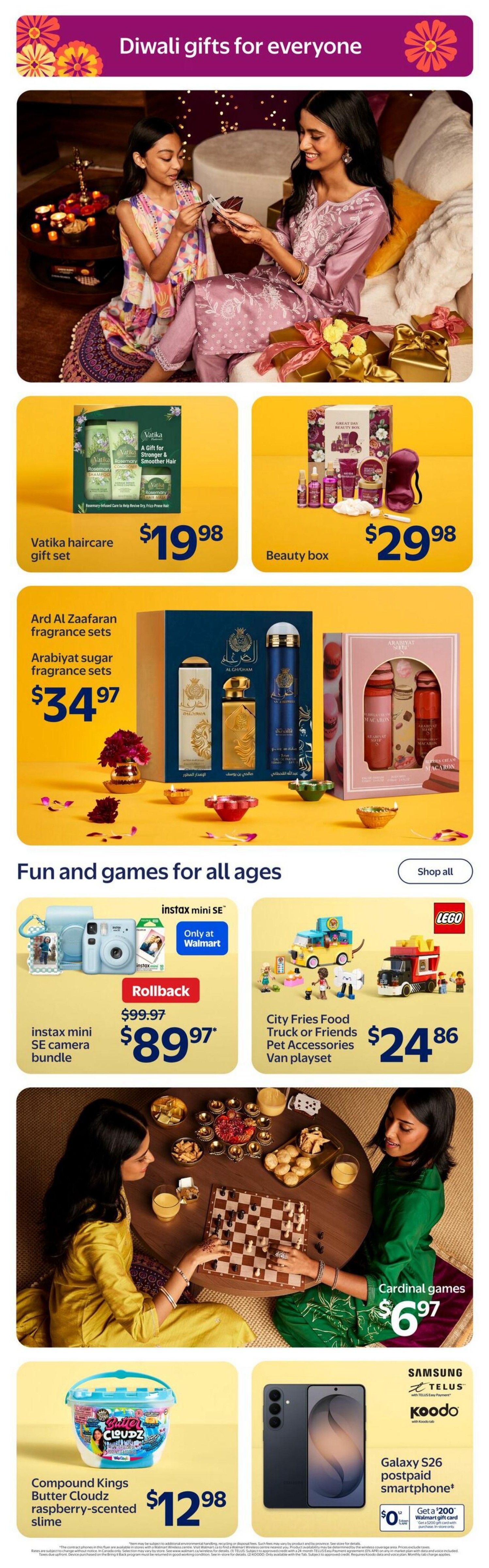 Walmart Diwali Flyer October 15 to November 11