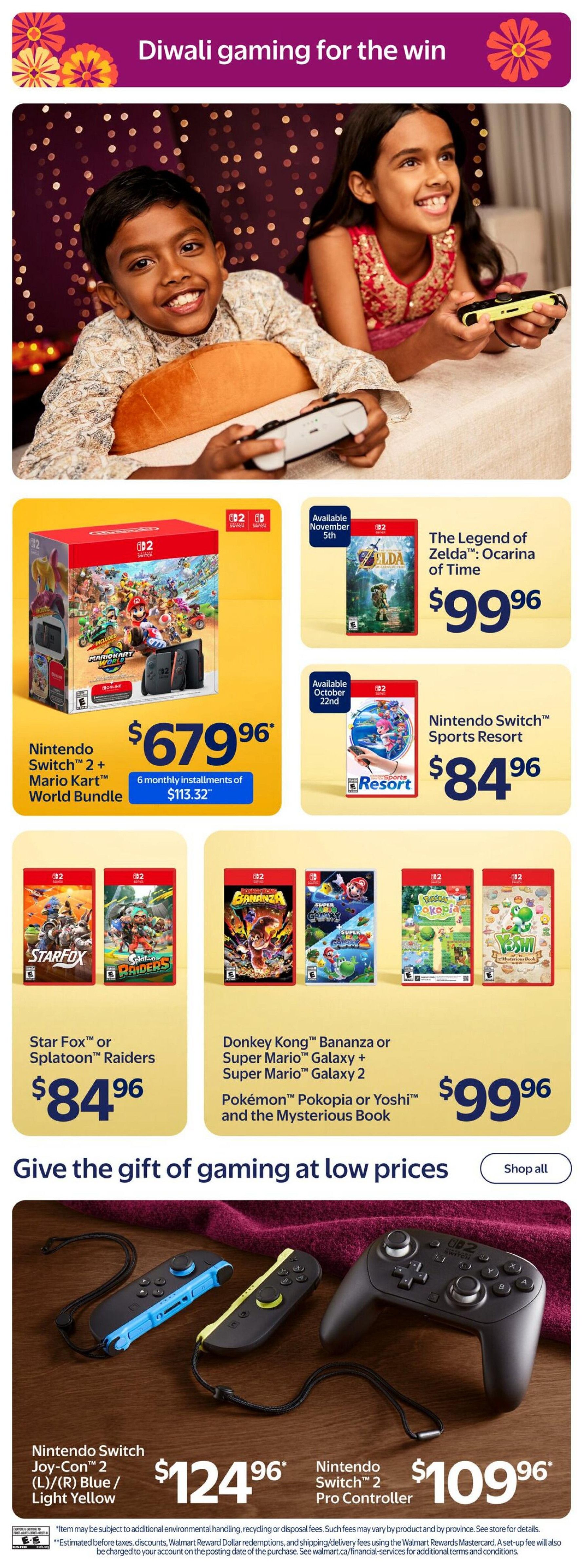 Walmart Diwali Flyer October 15 to November 11