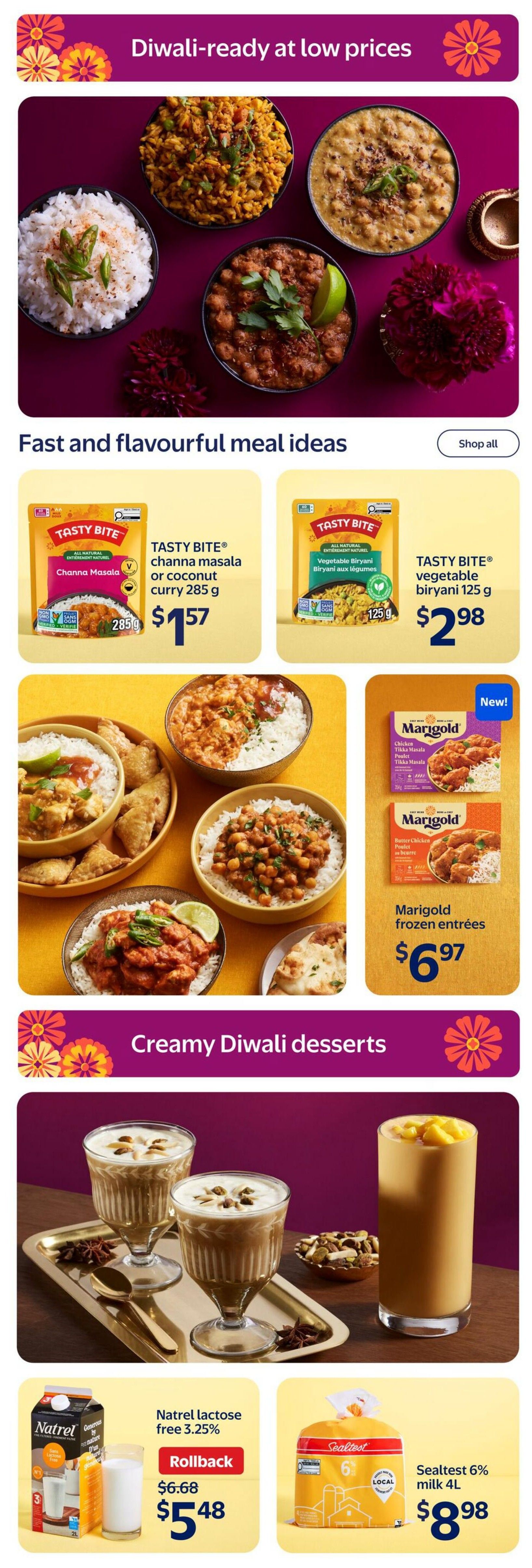 Walmart Diwali Flyer October 15 to November 11