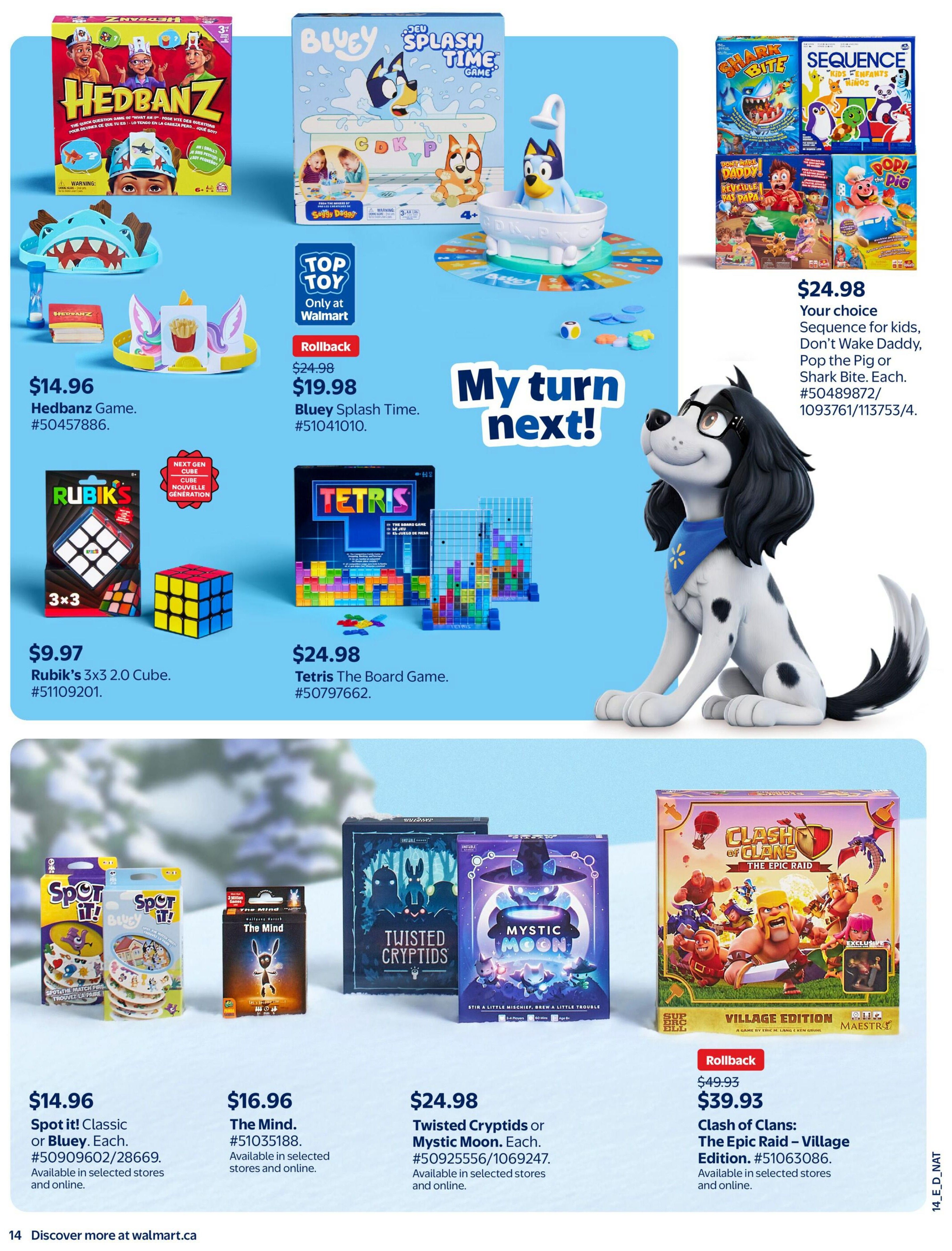 Walmart Toy Shop Flyer October 15 to December 23