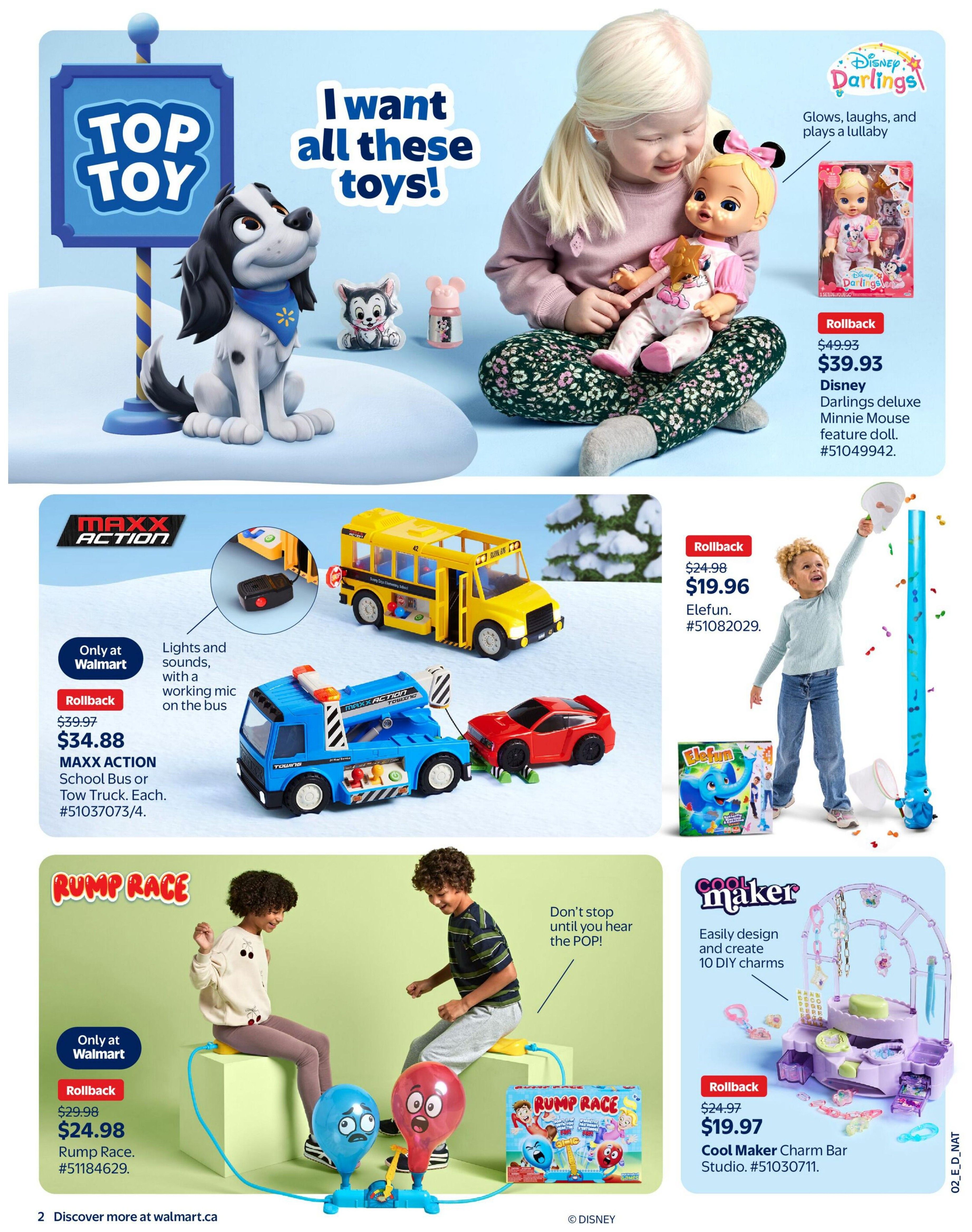 Walmart Toy Shop Flyer October 15 to December 23