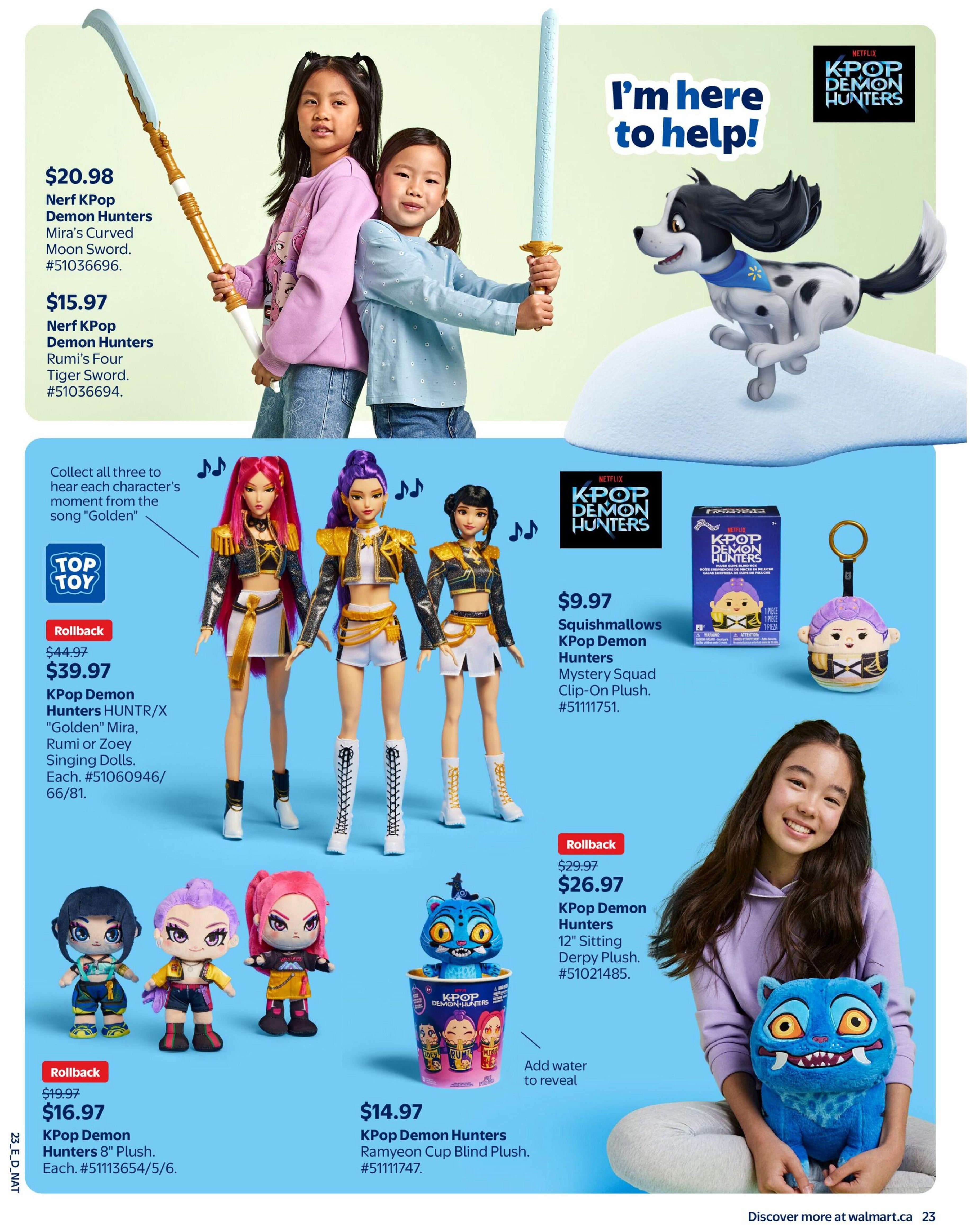 Walmart Toy Shop Flyer October 15 to December 23