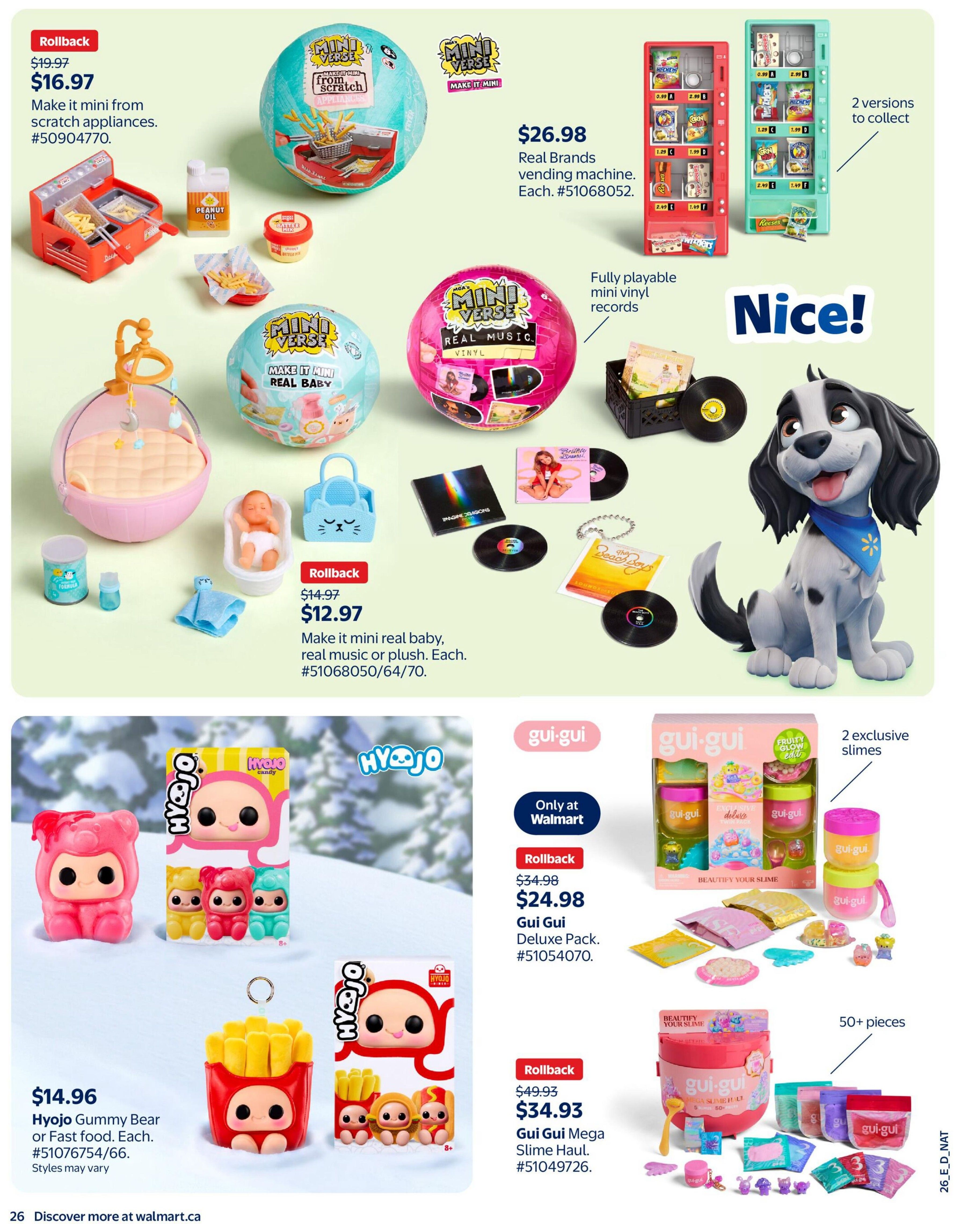 Walmart Toy Shop Flyer October 15 to December 23