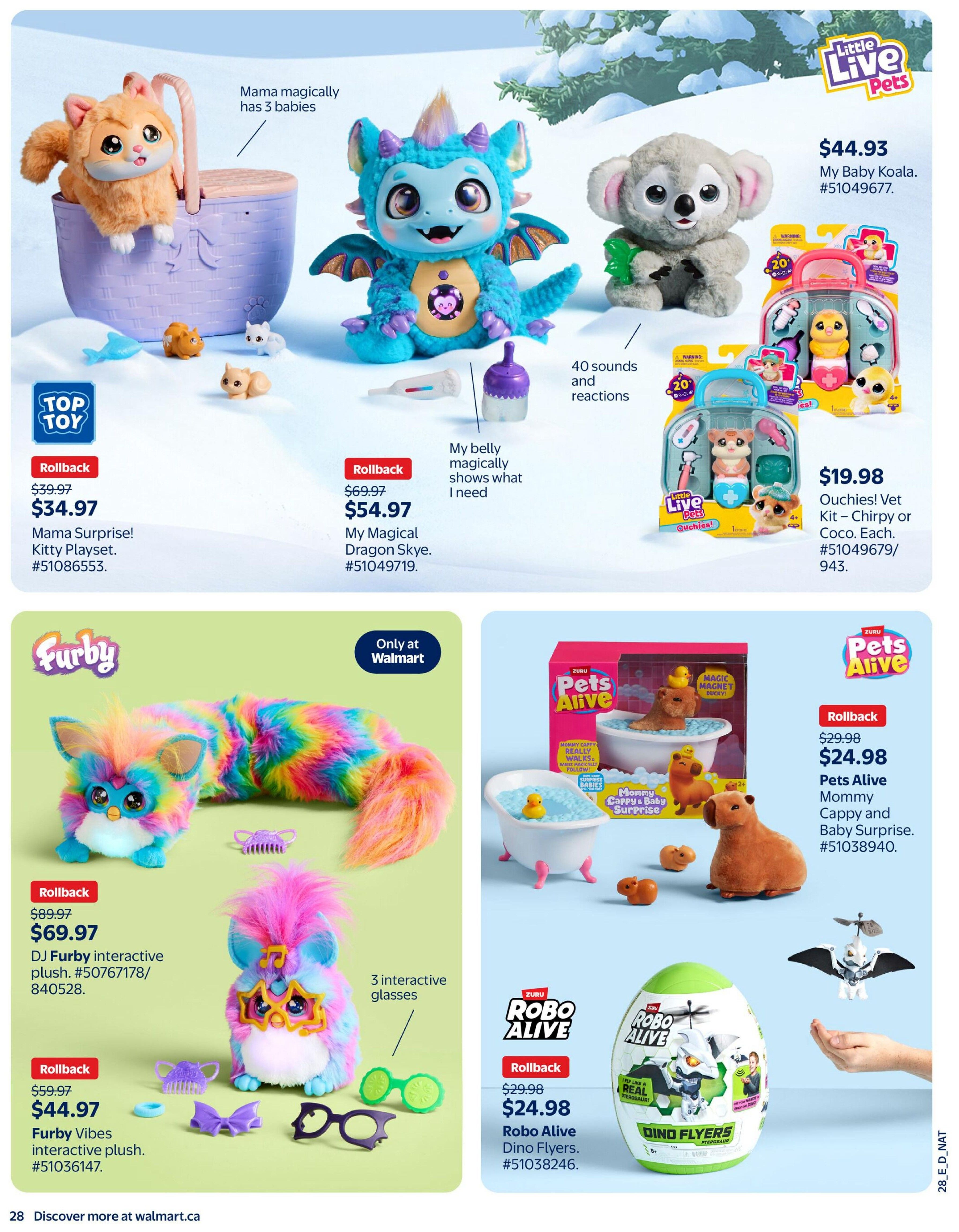 Walmart Toy Shop Flyer October 15 to December 23