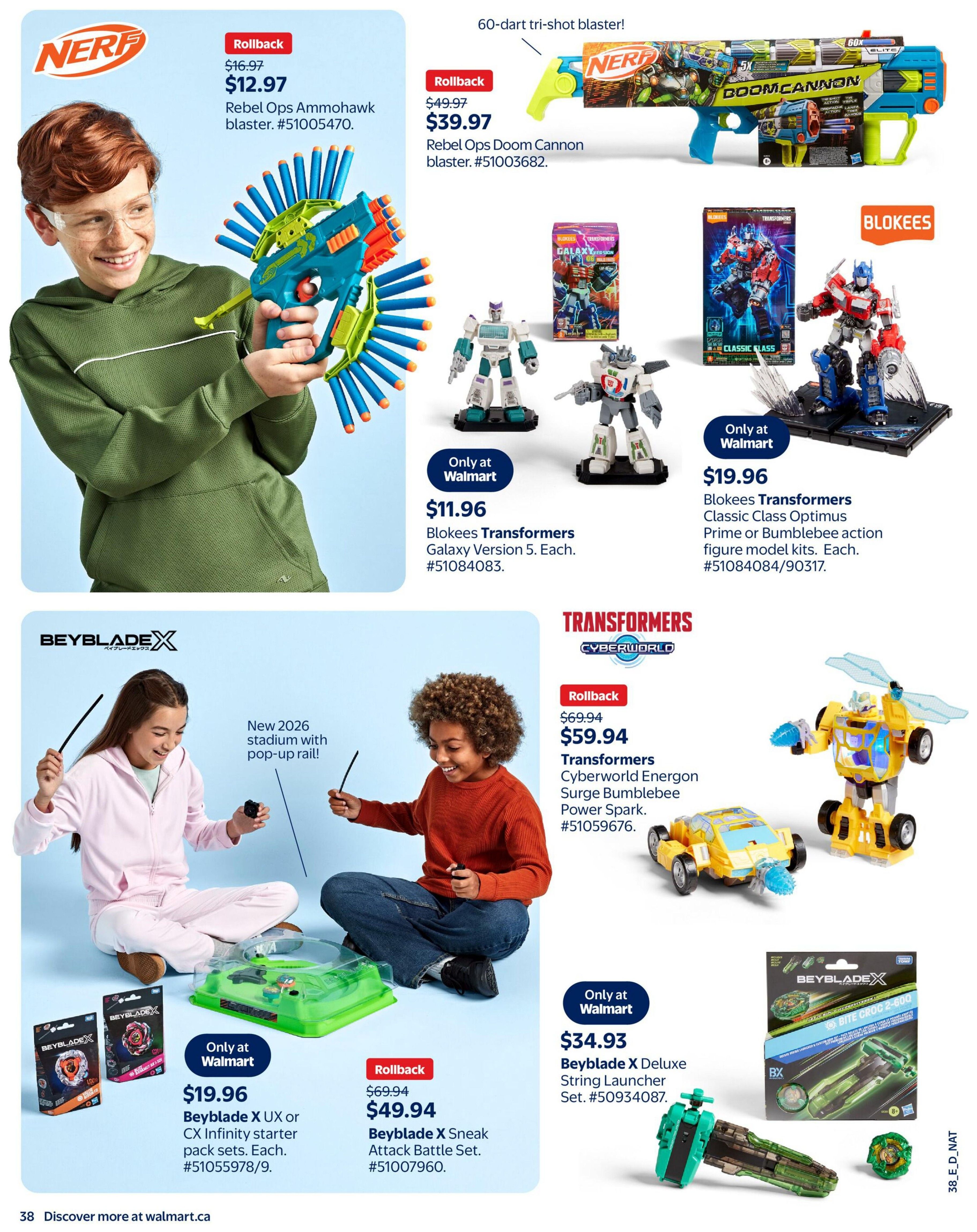 Walmart Toy Shop Flyer October 15 to December 23