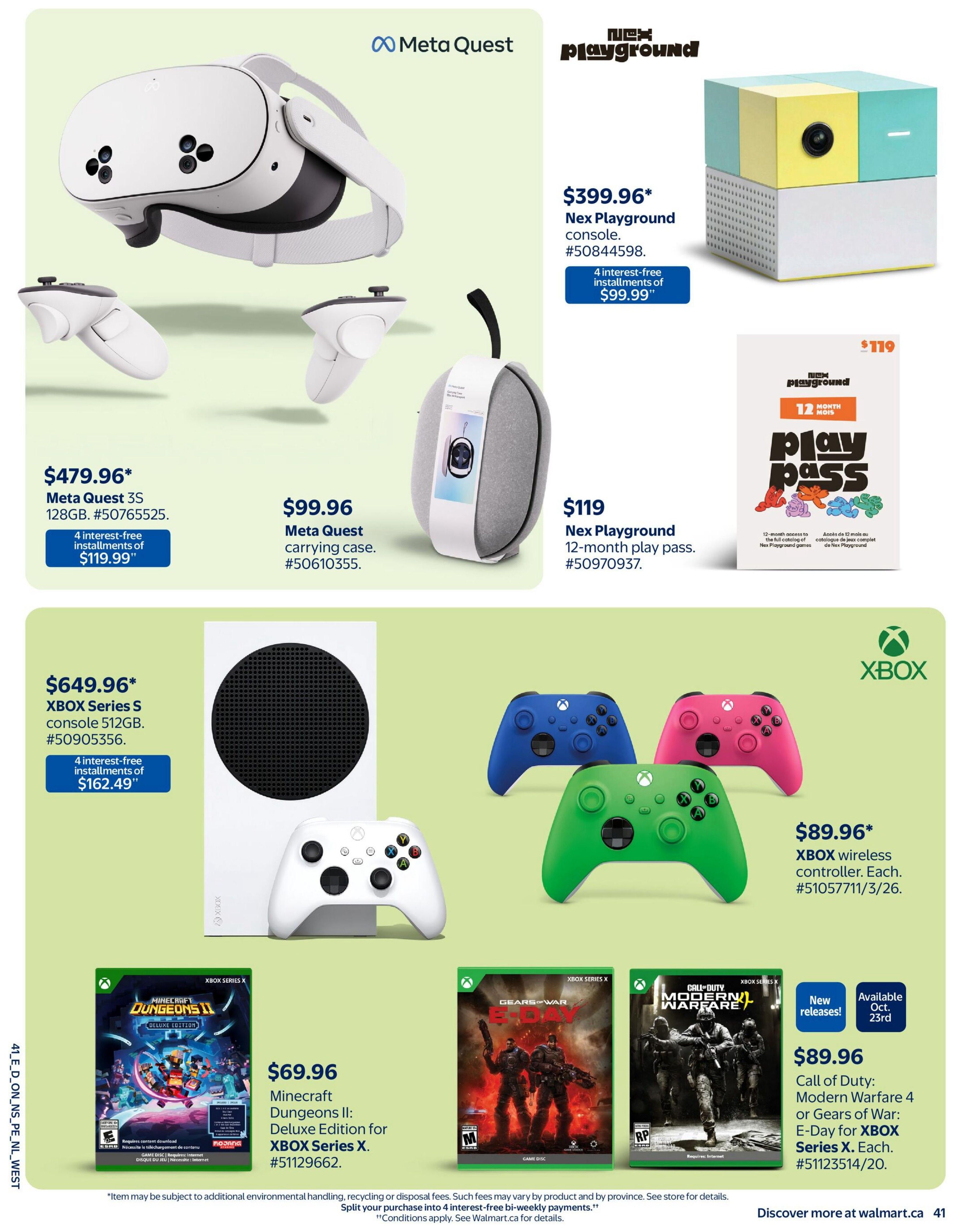 Walmart Toy Shop Flyer October 15 to December 23