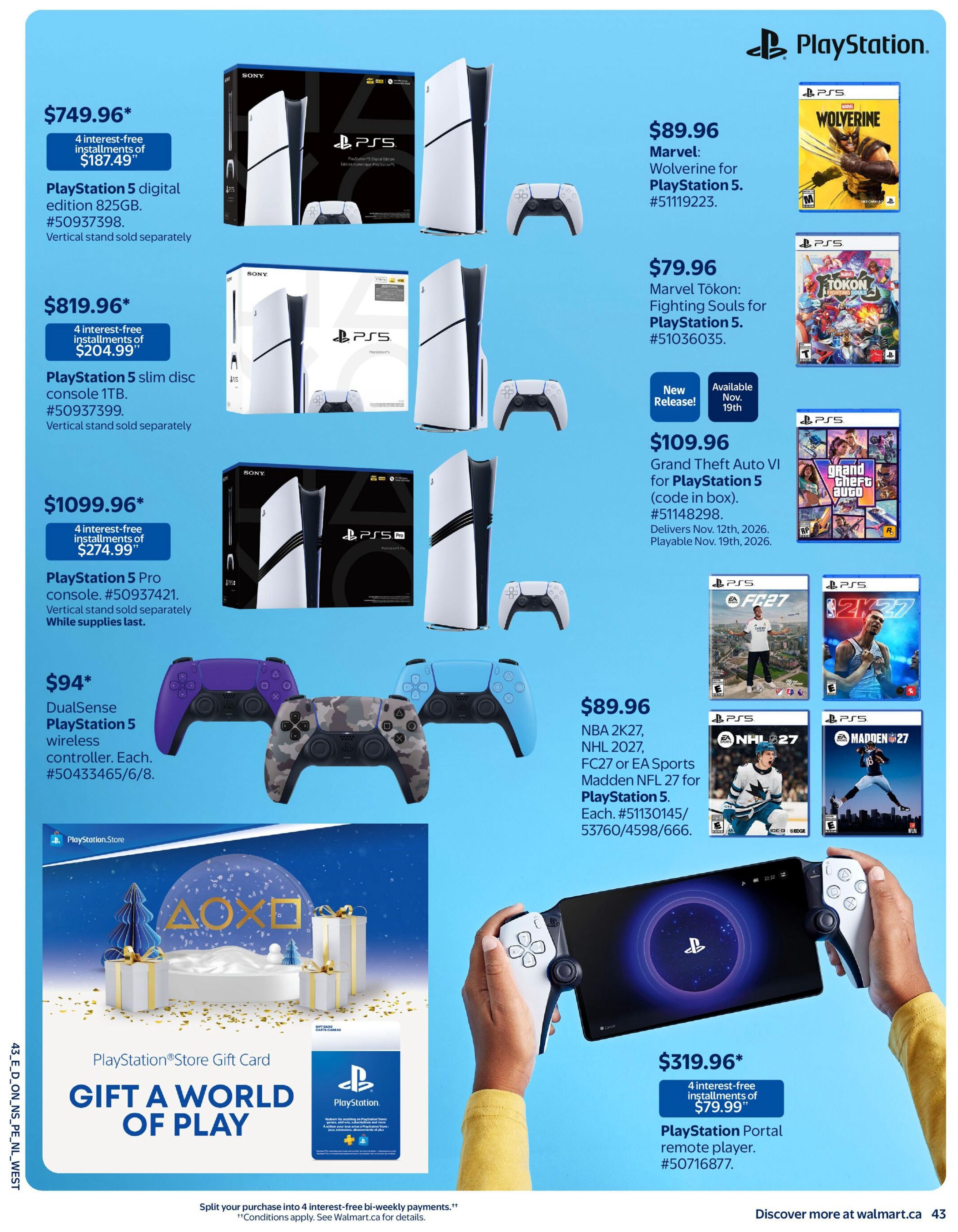 Walmart Toy Shop Flyer October 15 to December 23