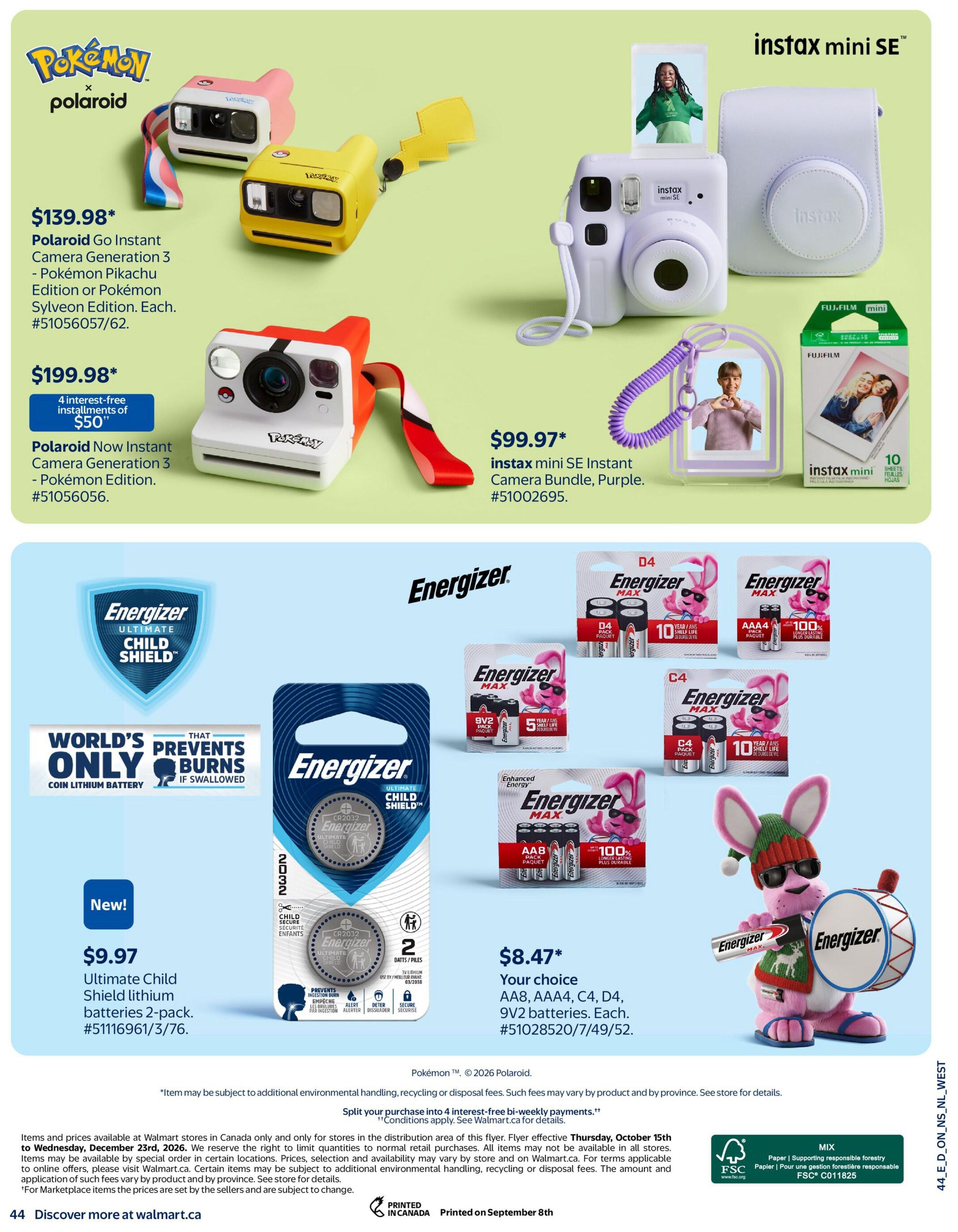 Walmart Toy Shop Flyer October 15 to December 23