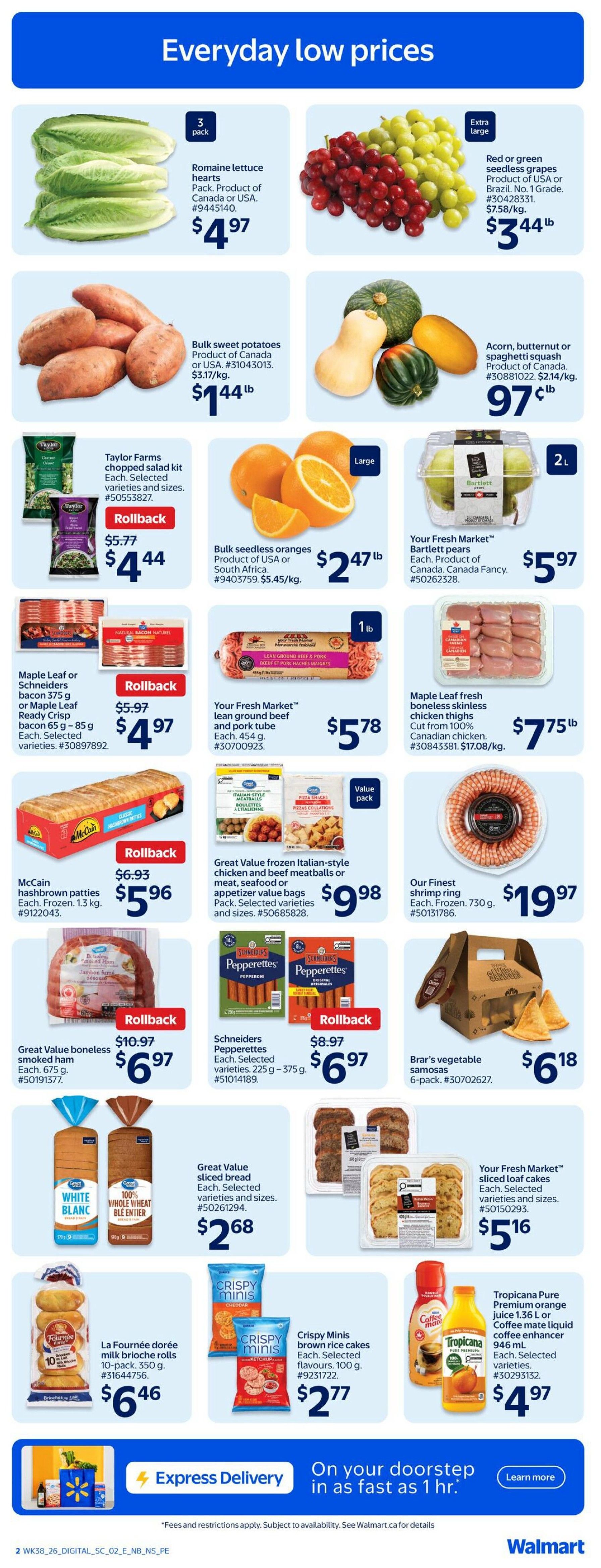Walmart (Atlantic) Flyer October 15 to 21