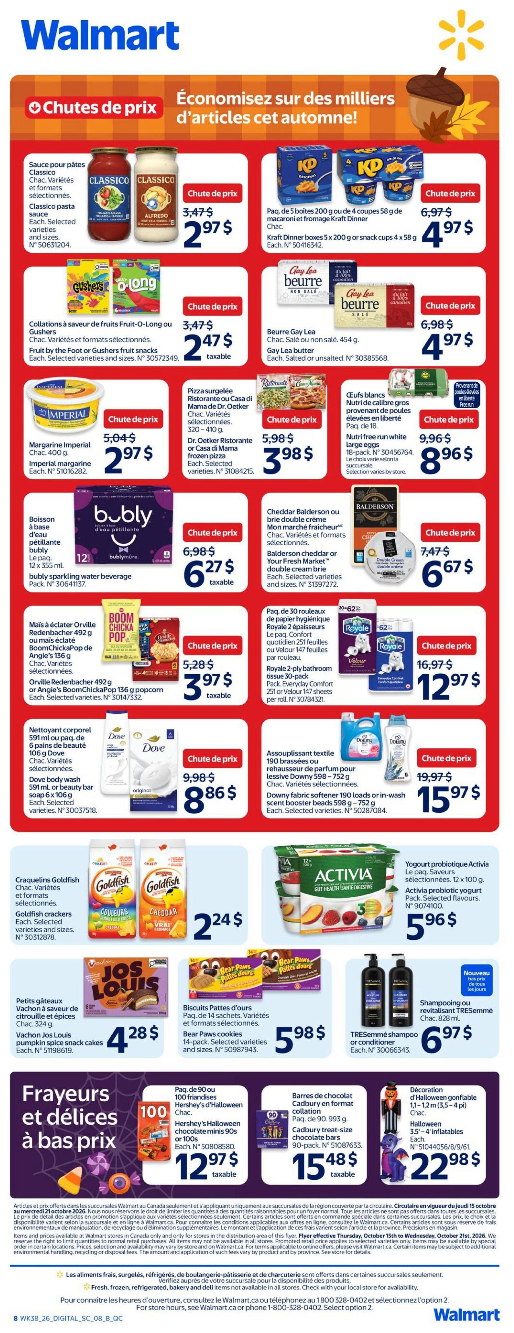 Walmart (QC) Flyer October 15 to 21