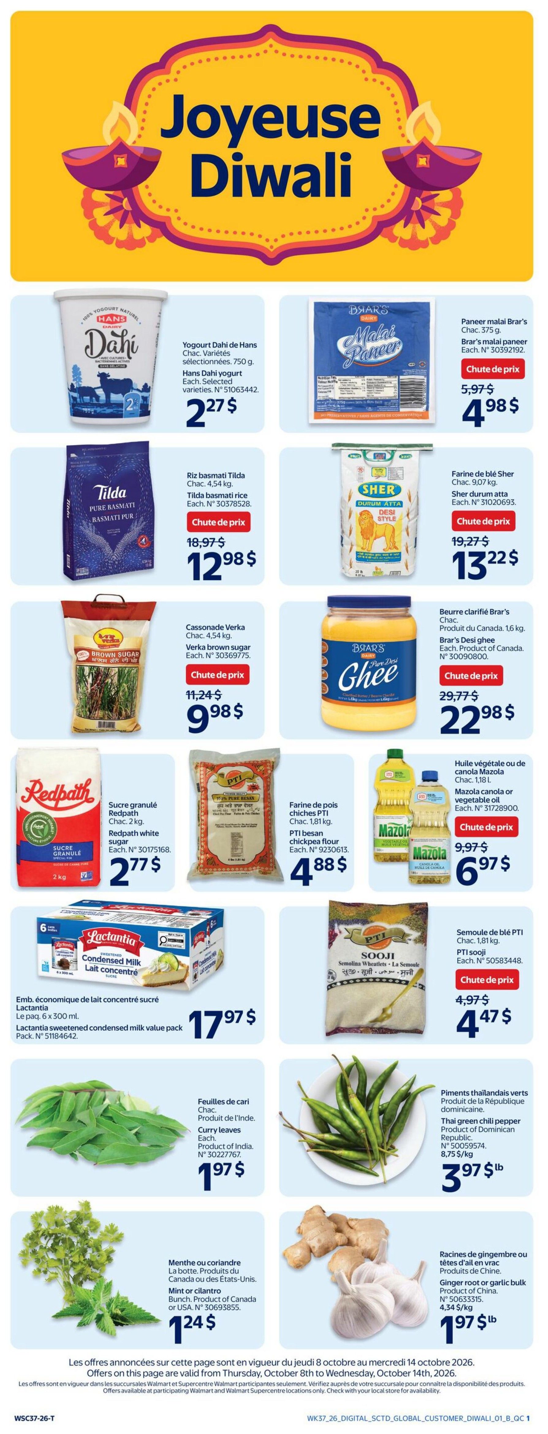 Walmart (QC) Flyer October 15 to 21