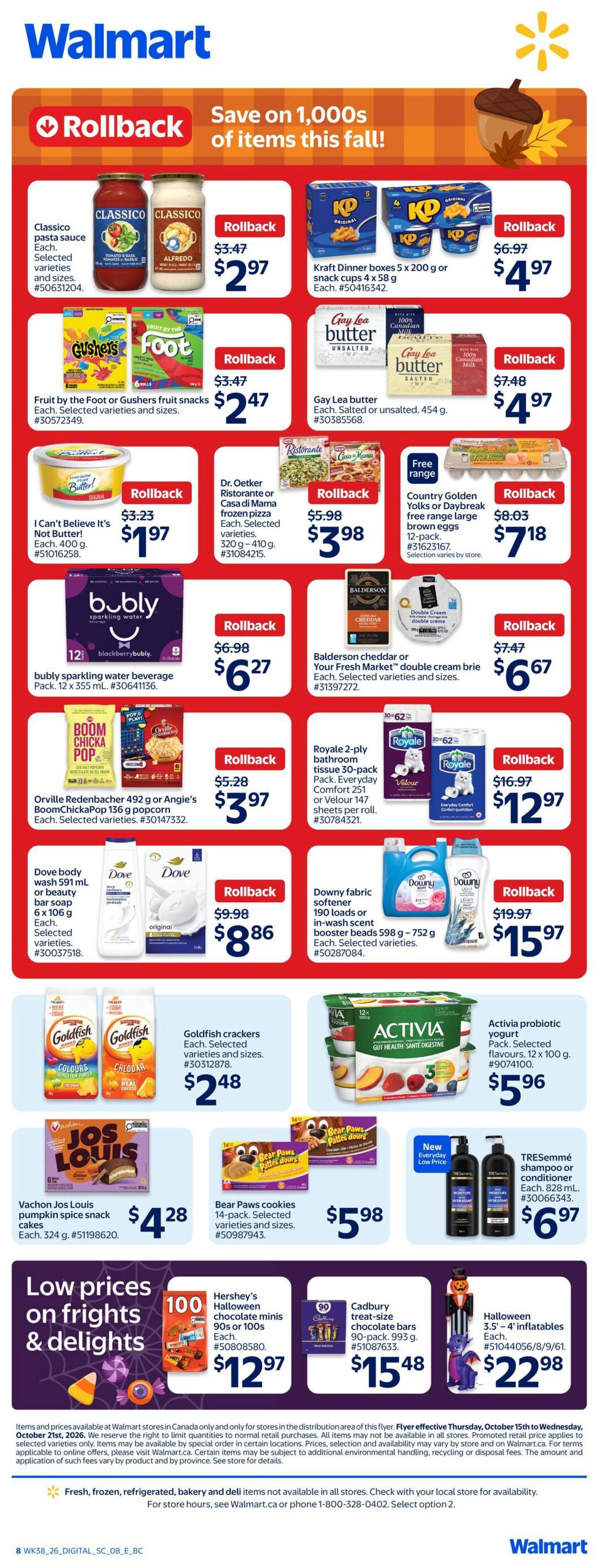 Walmart (West) Flyer October 15 to 21