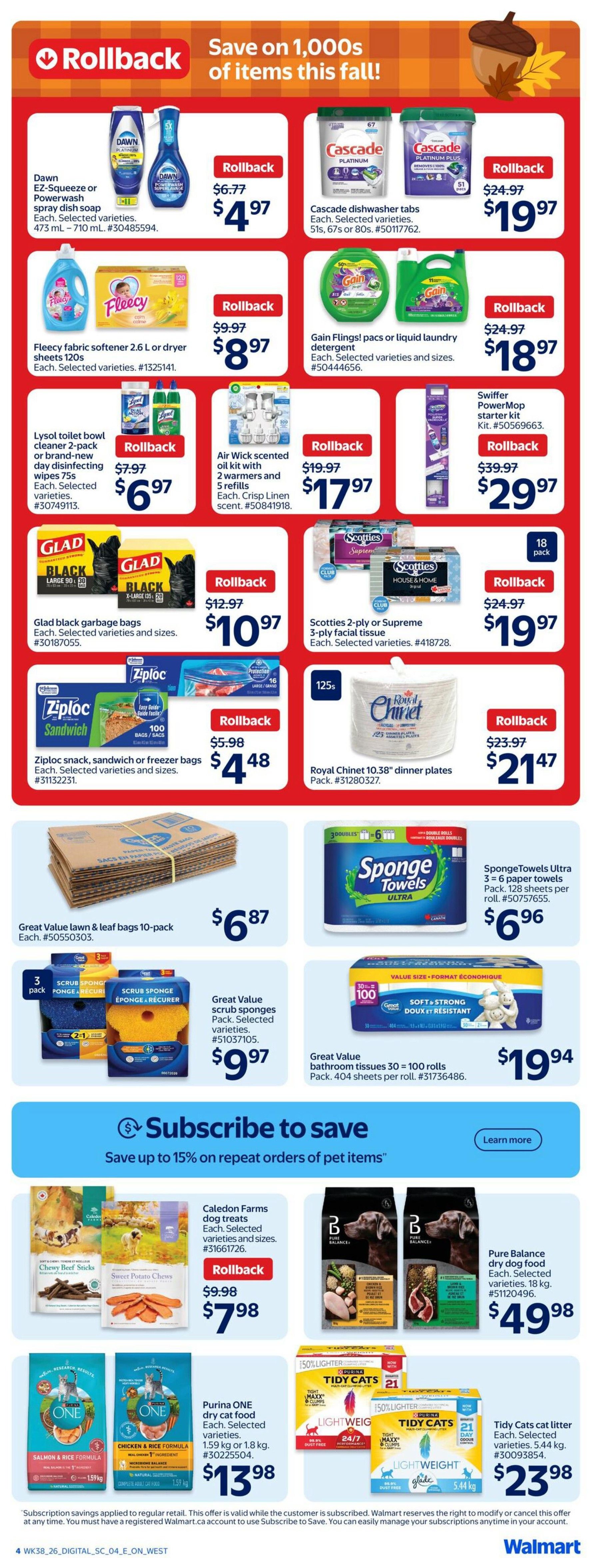 Walmart (West) Flyer October 15 to 21