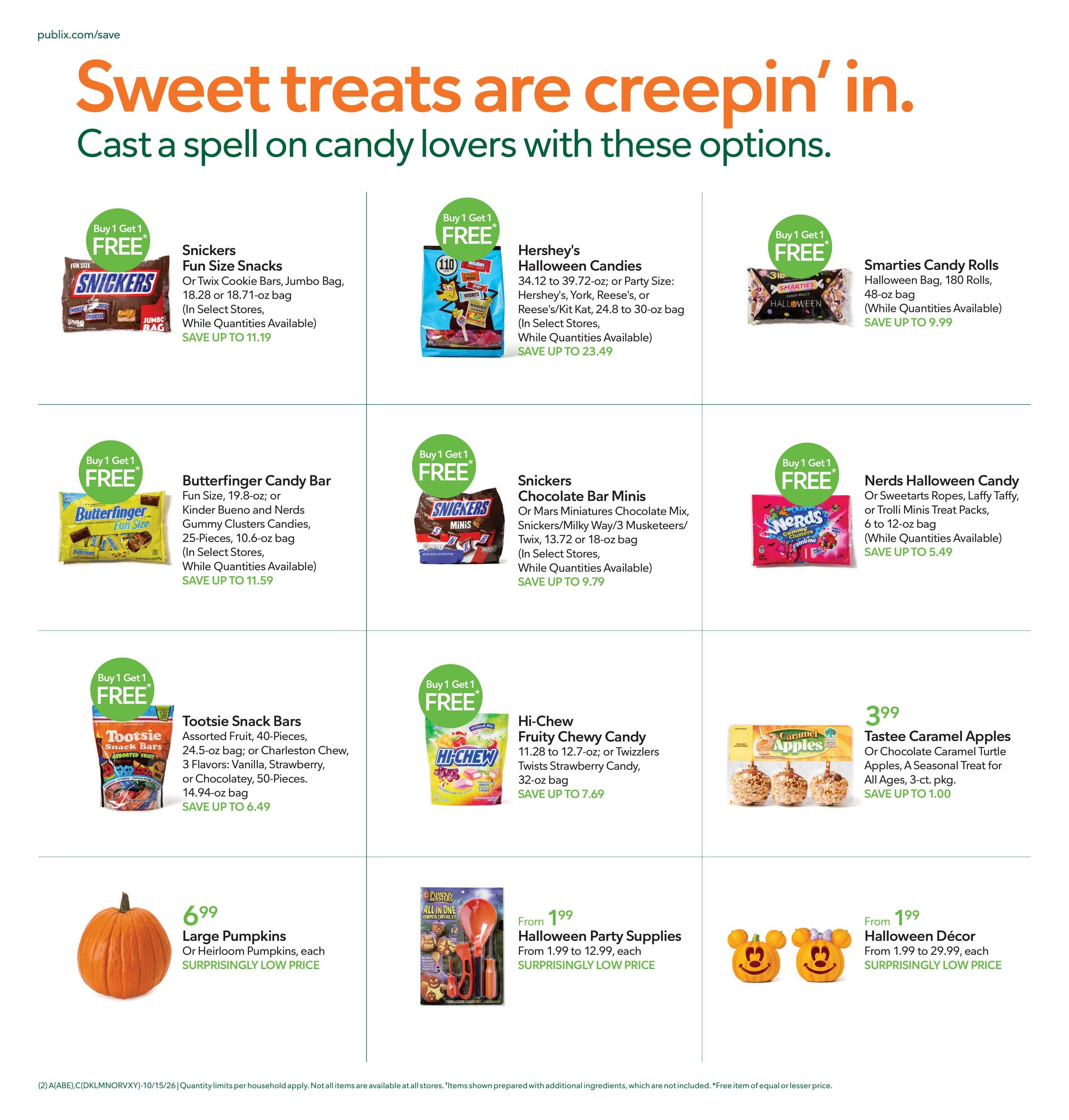 Publix (Brookville Area, IN) Weekly Ad October 14 - 20, 2026