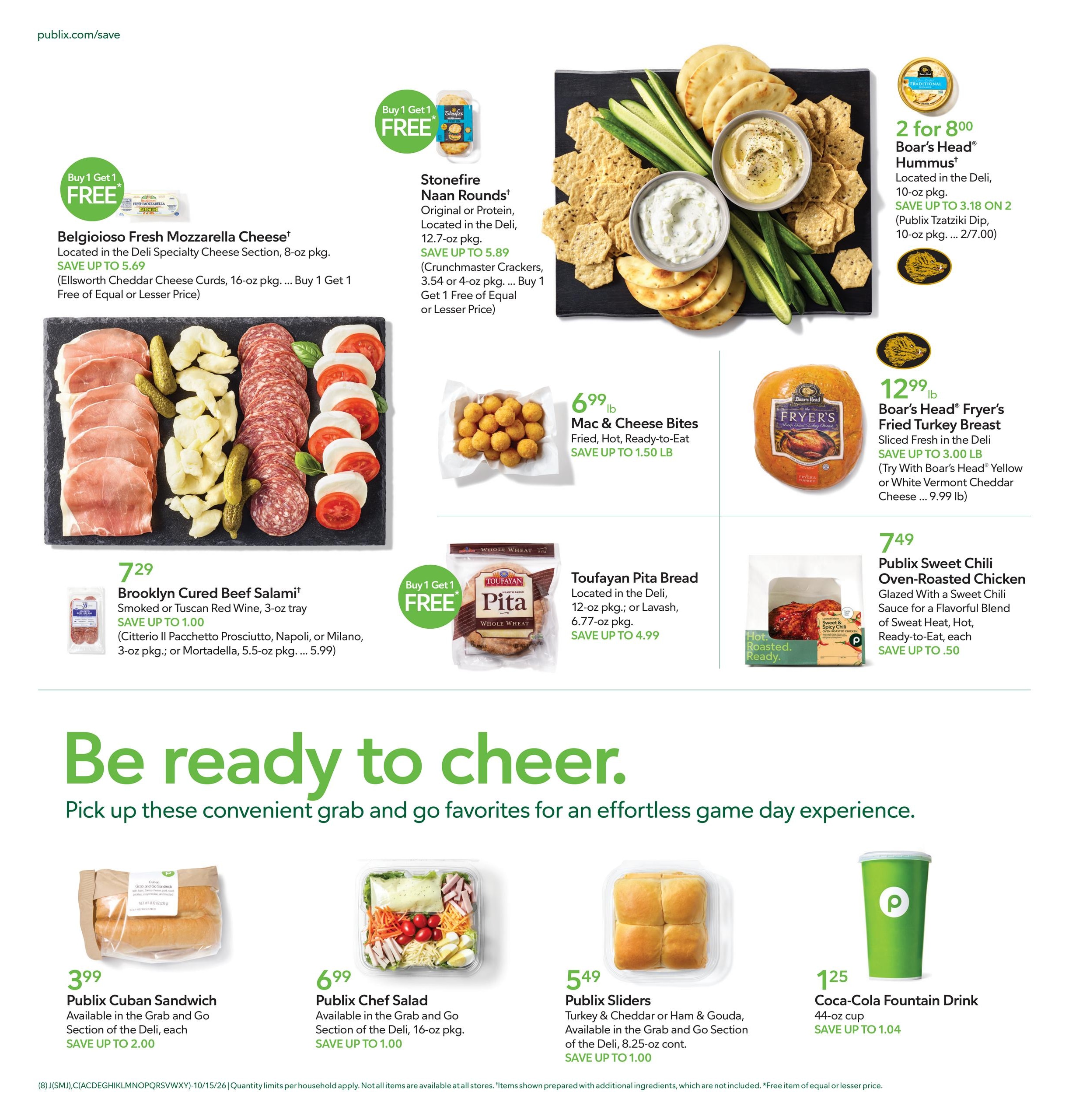 Publix (Brookville Area, IN) Weekly Ad October 14 - 20, 2026