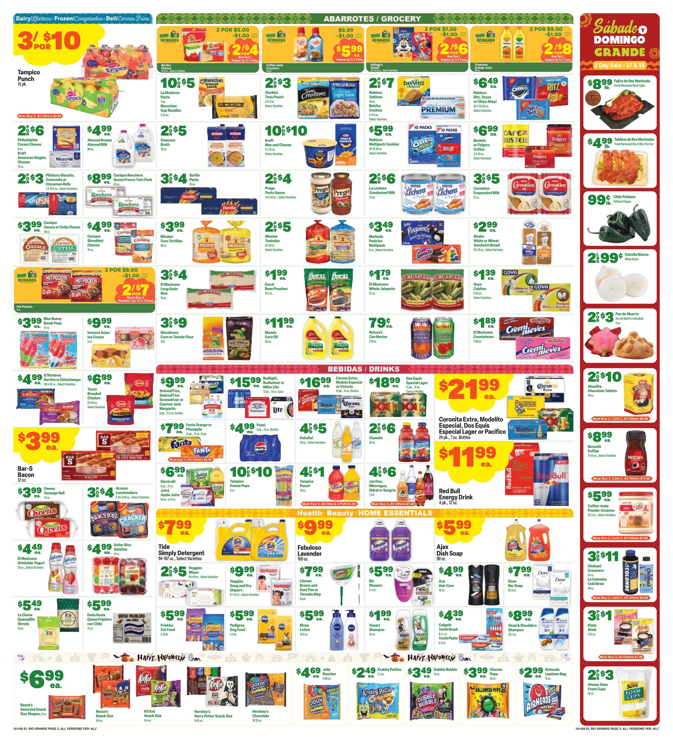 El Rio Grande (Dallas Area, TX) Weekly Ad October 14 - 20, 2026