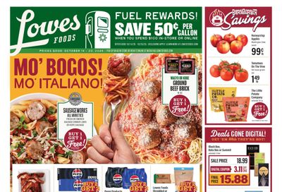 Lowes Foods (Charlotte Area, NC) Weekly Ad October 14 - 20, 2026