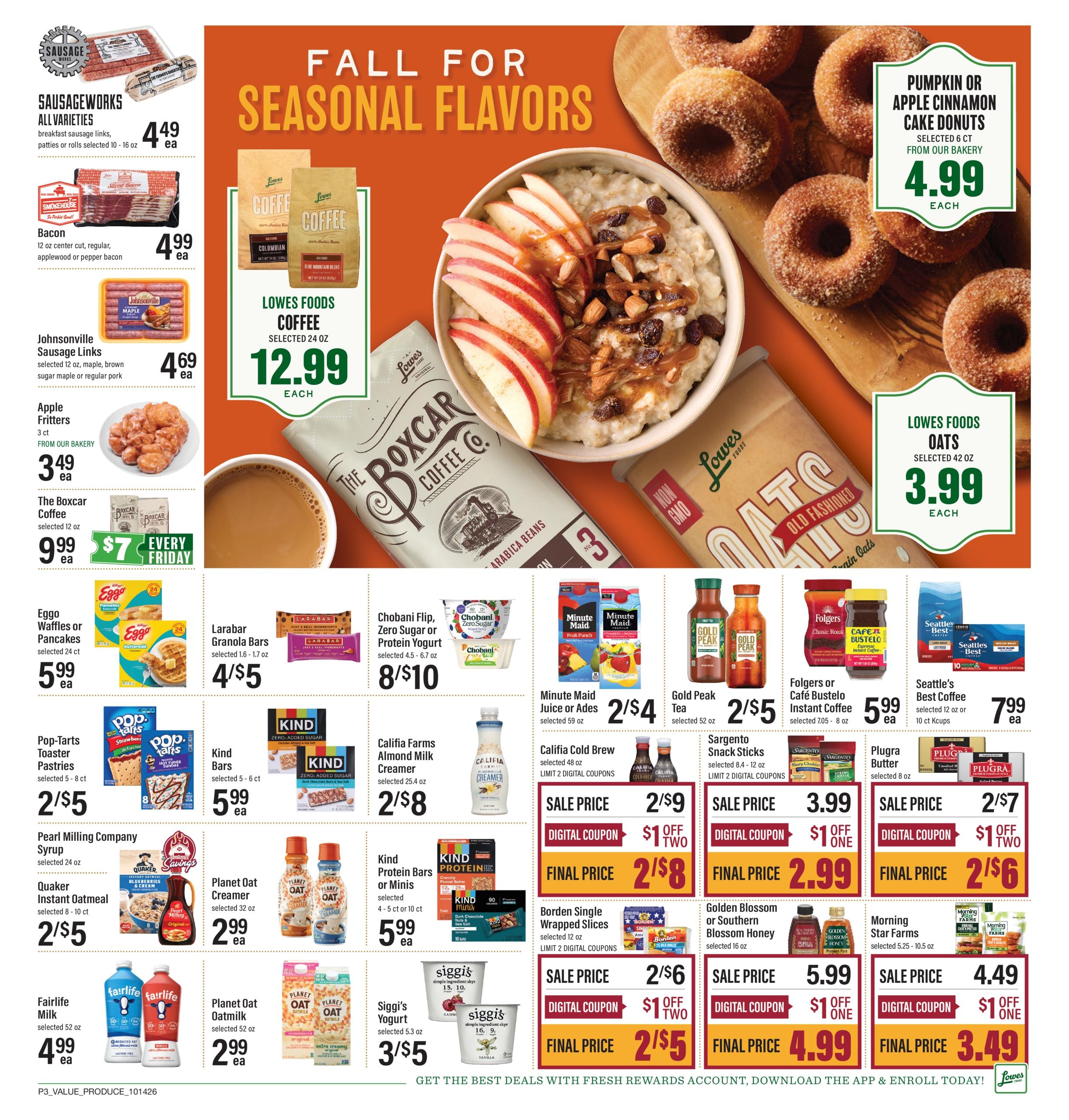 Lowes Foods (Charlotte Area, NC) Weekly Ad October 14 - 20, 2026