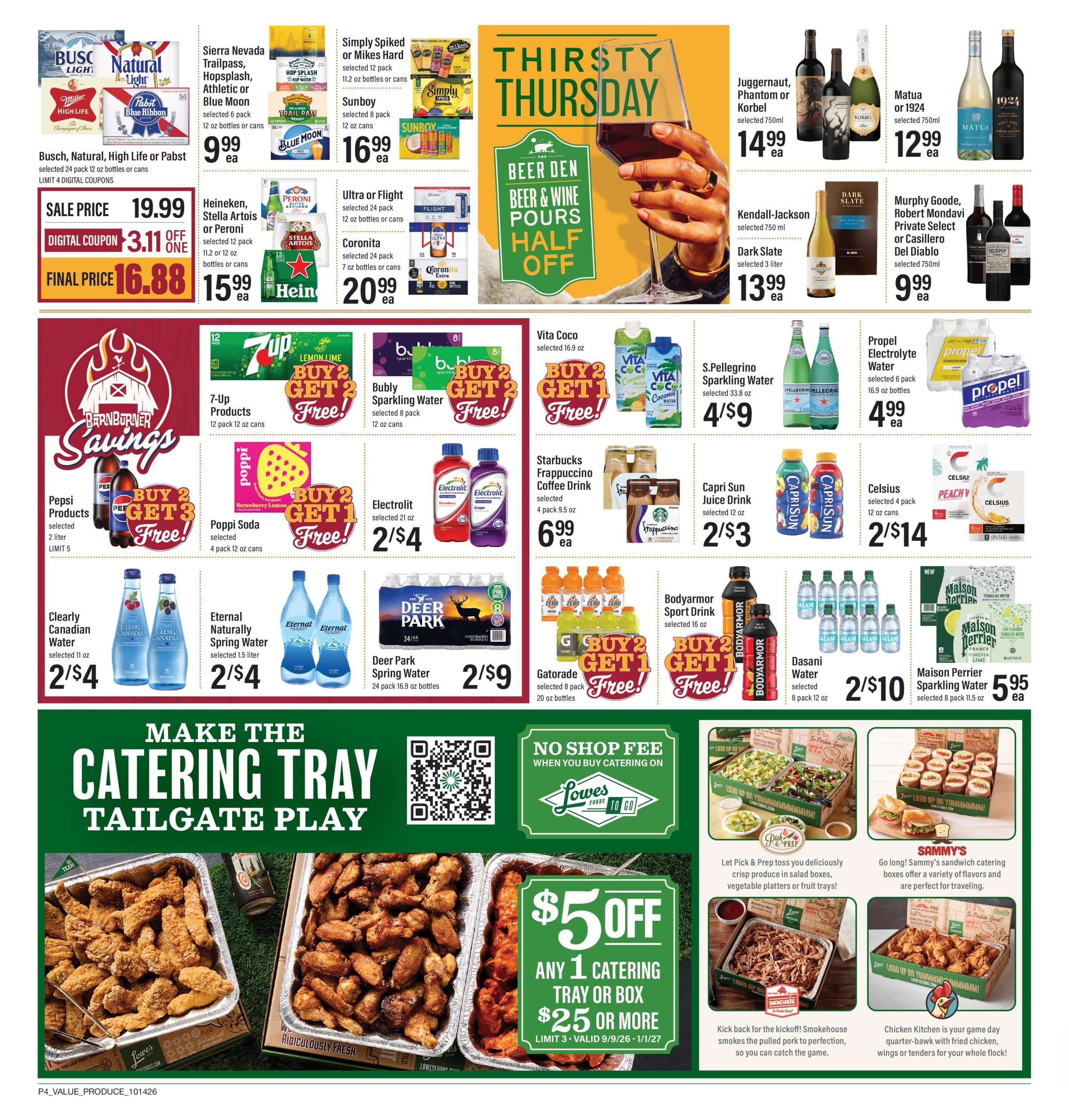 Lowes Foods (Charlotte Area, NC) Weekly Ad October 14 - 20, 2026