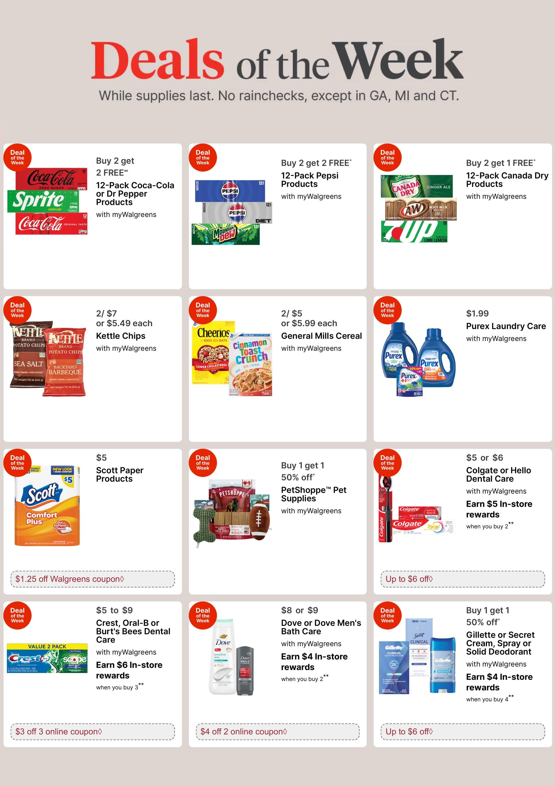 Walgreens (Bakersfield-Holtville Area, CA) Weekly Ad October 18 - 24, 2026