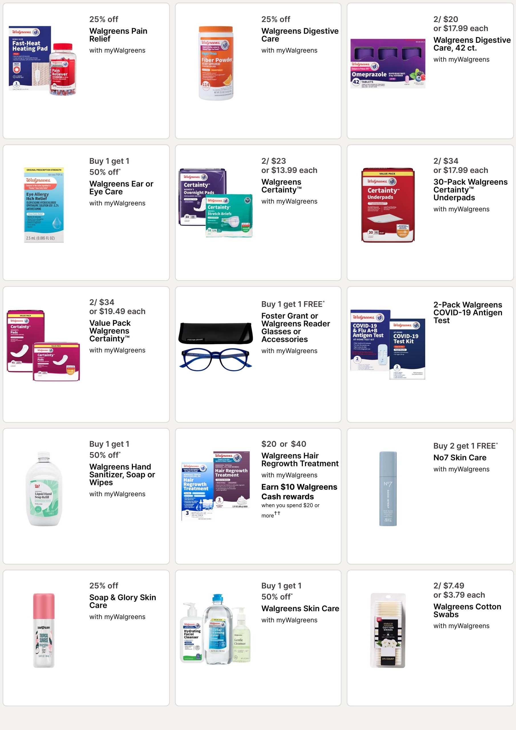 Walgreens (Bakersfield-Holtville Area, CA) Weekly Ad October 18 - 24, 2026