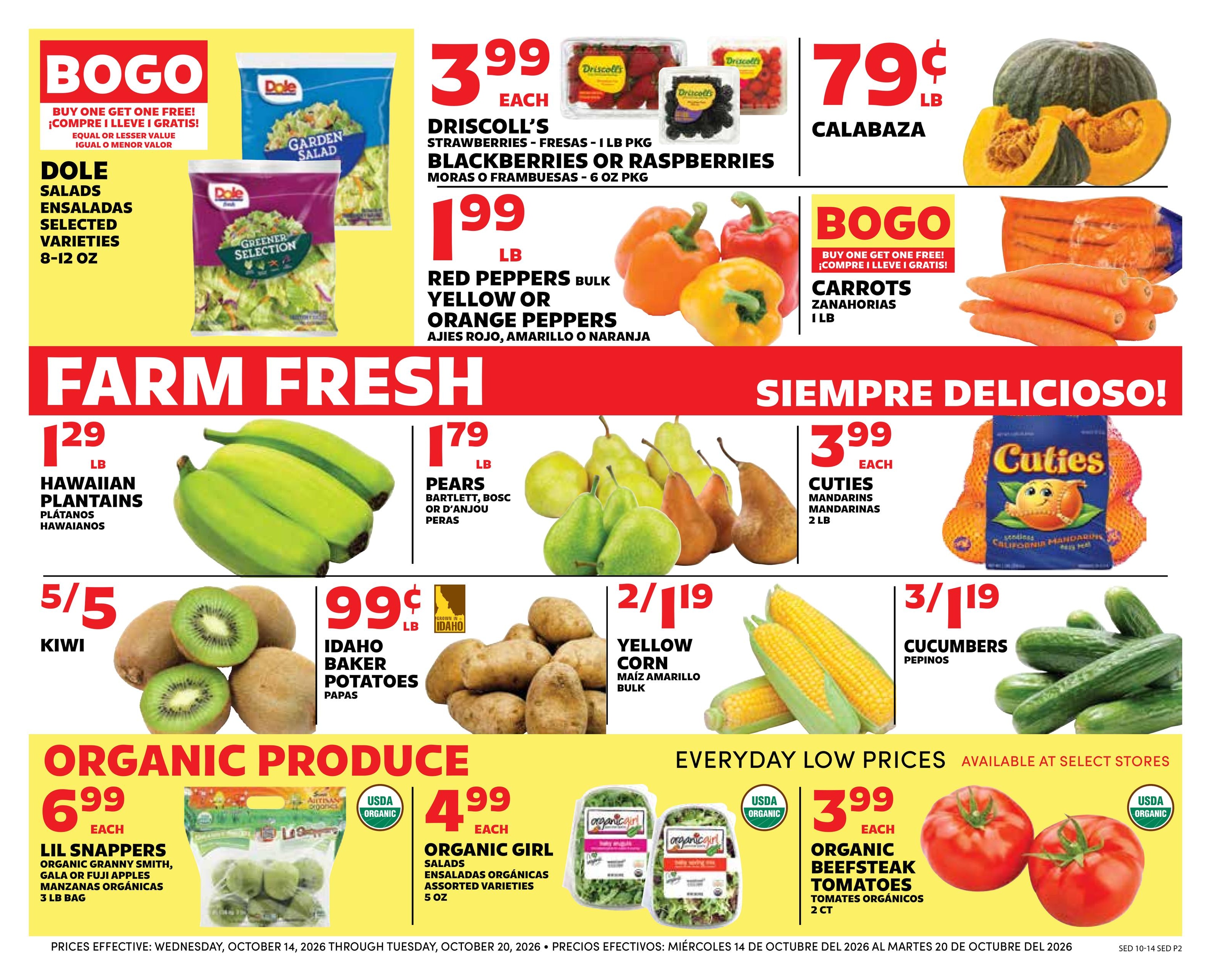 Sedano's (Orlando Area, FL) Weekly Ad October 14 - 20, 2026