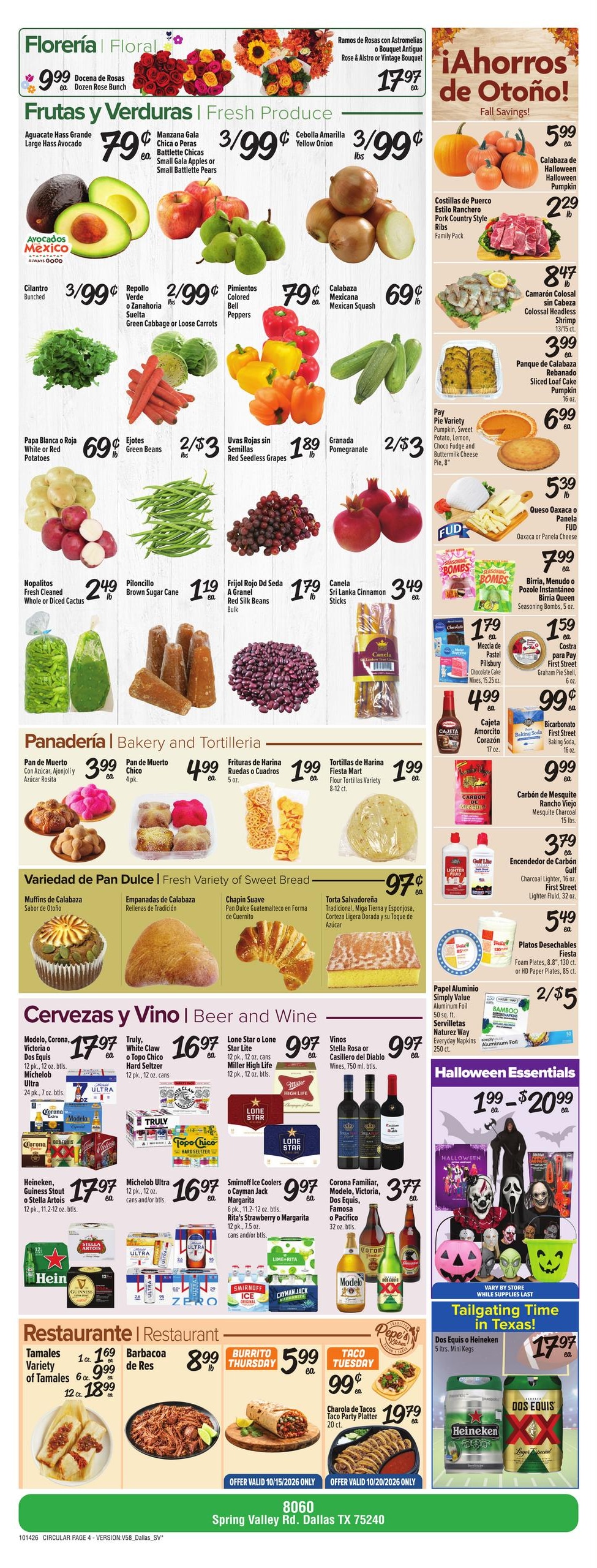 Fiesta Mart (Richardson Area, TX) Weekly Ad October 14 - 20, 2026