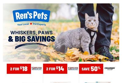 Ren's Pets Flyer October 15 to 21