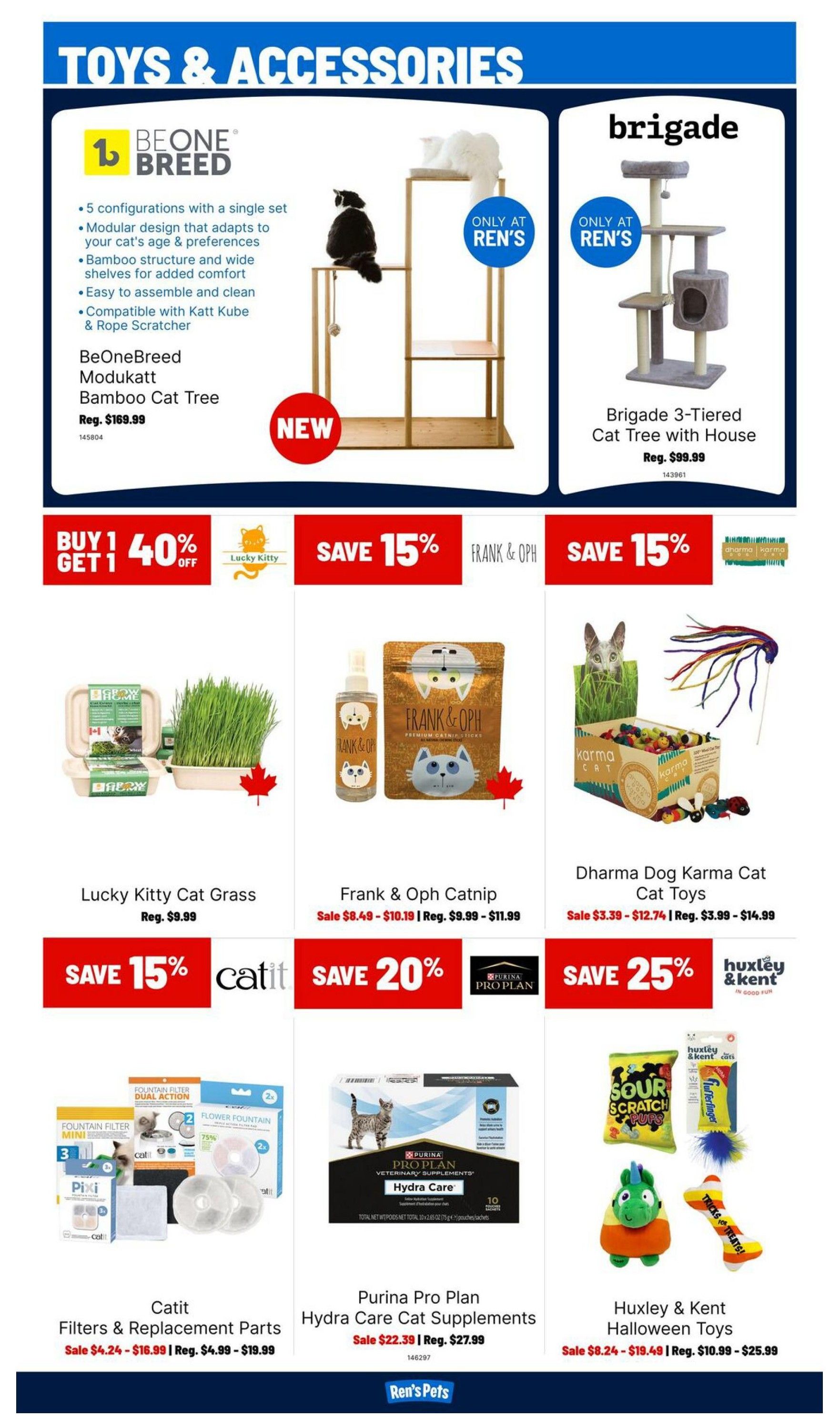 Ren's Pets Flyer October 15 to 21