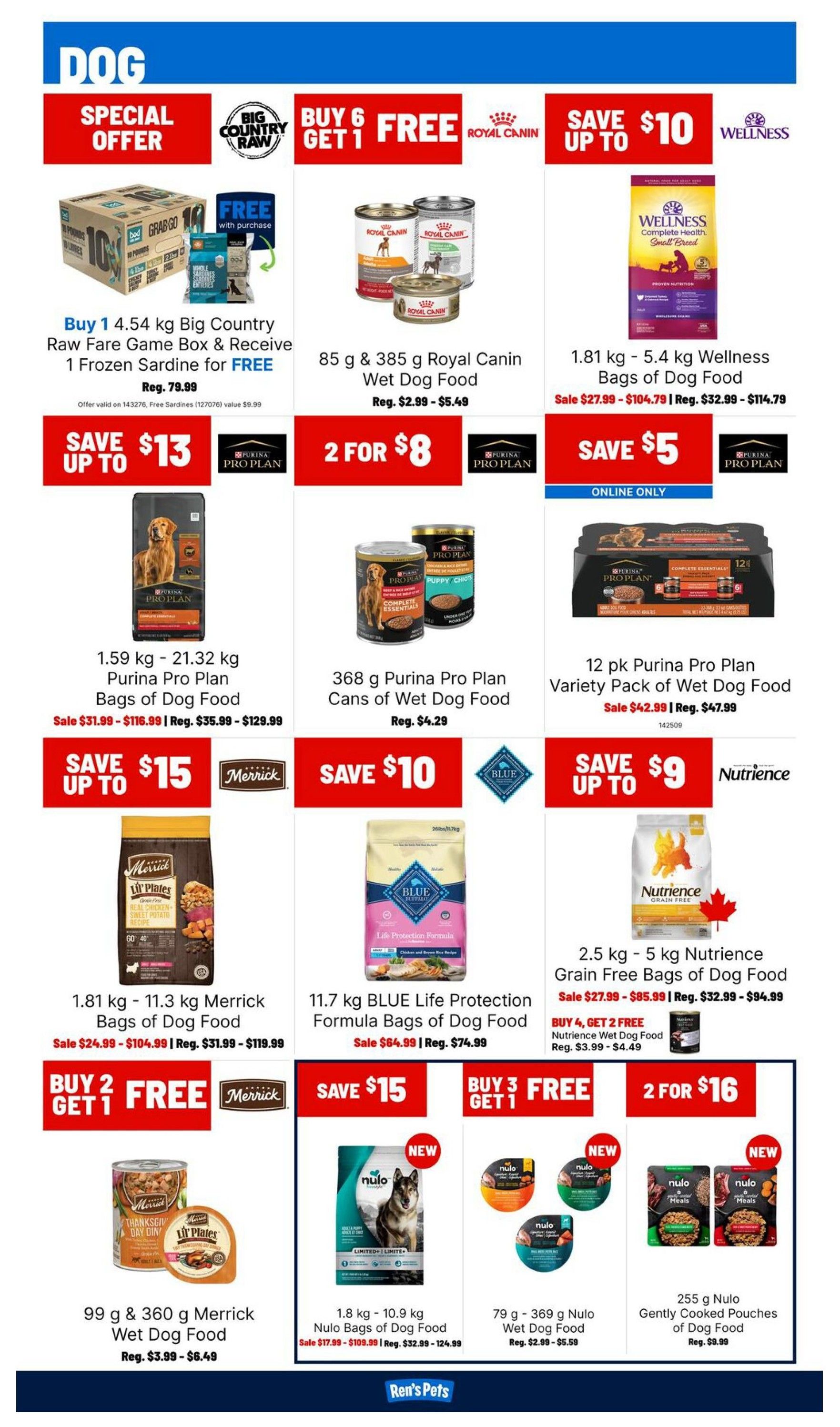 Ren's Pets Flyer October 15 to 21