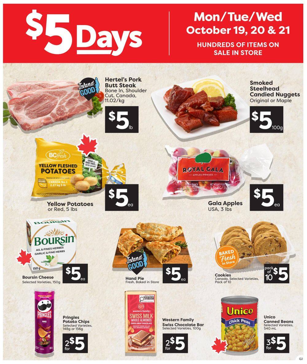 Quality Foods Flyer October 15 to 21