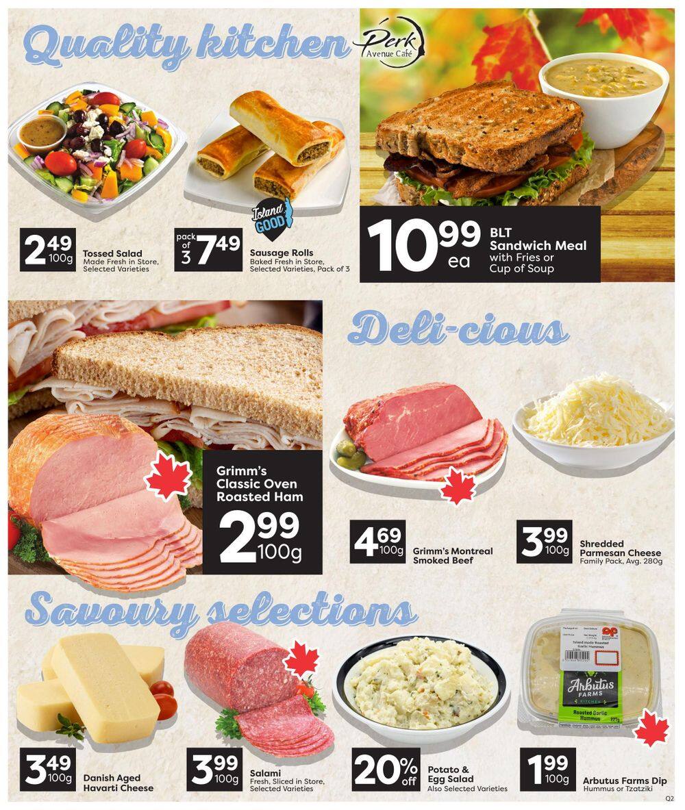 Quality Foods Flyer October 15 to 21