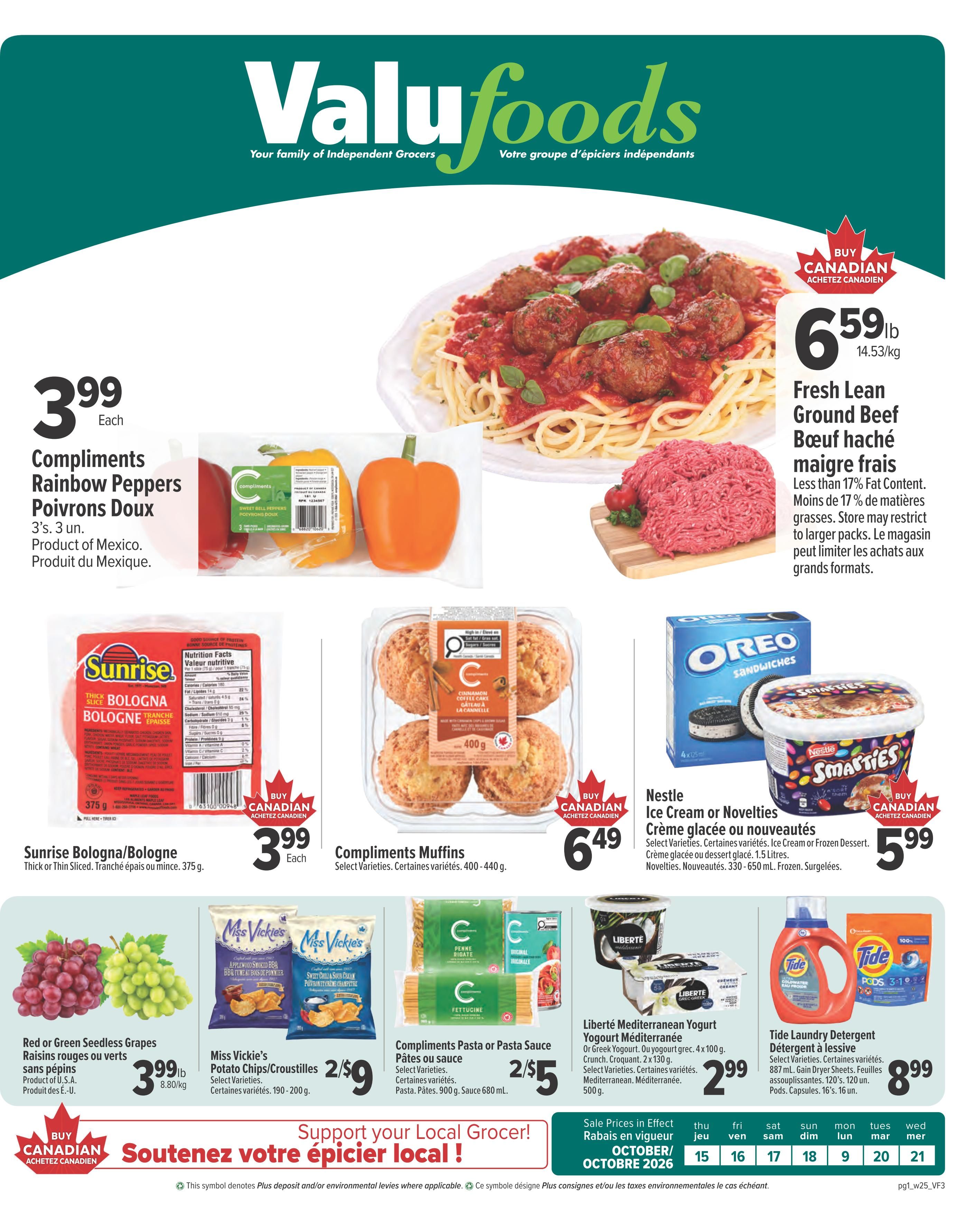 Valufoods Flyer October 15 to 21