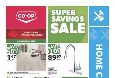 Co-op (West) Home Centre Flyer October 15 to 21