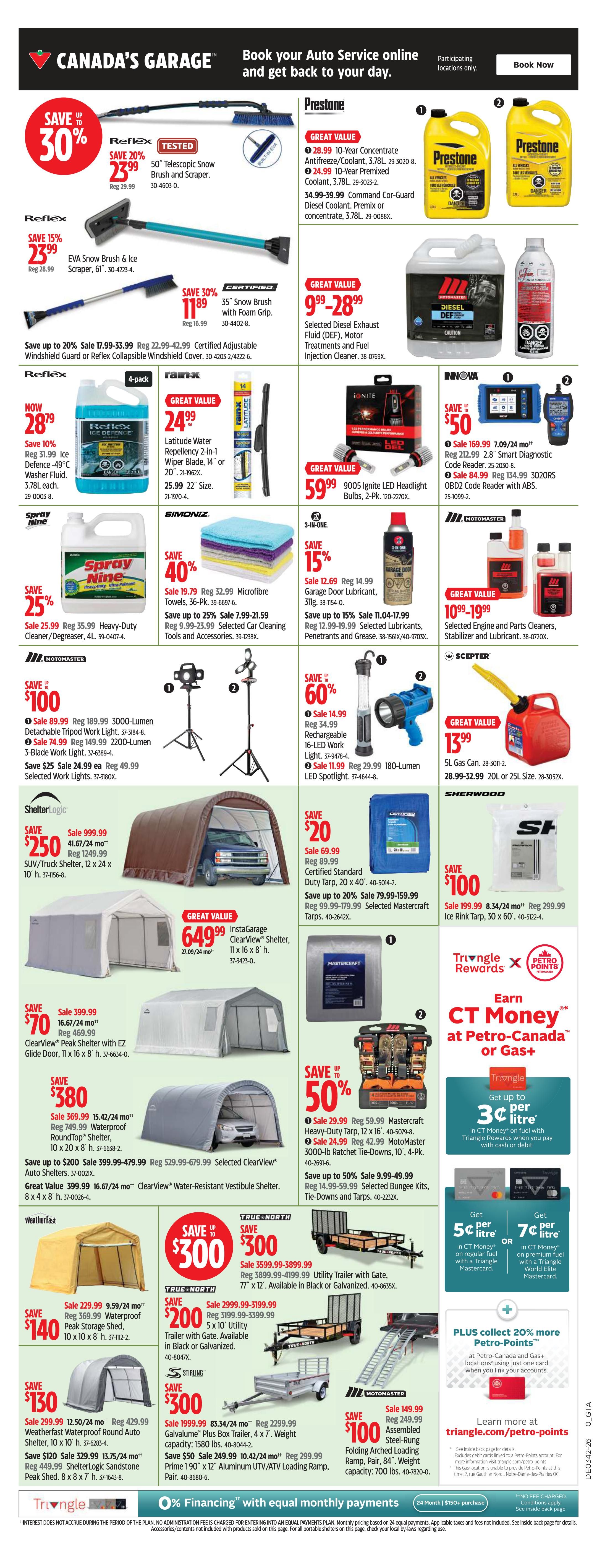 Canadian Tire (ON) Flyer October 16 to 22