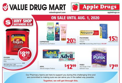Apple Drugs Flyer July 19 to August 1