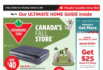 Canadian Tire (West) Flyer October 16 to 22