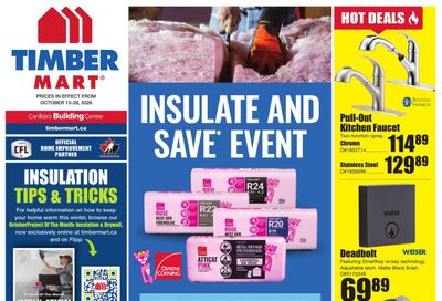 Timber Mart Flyer October 15 to 28