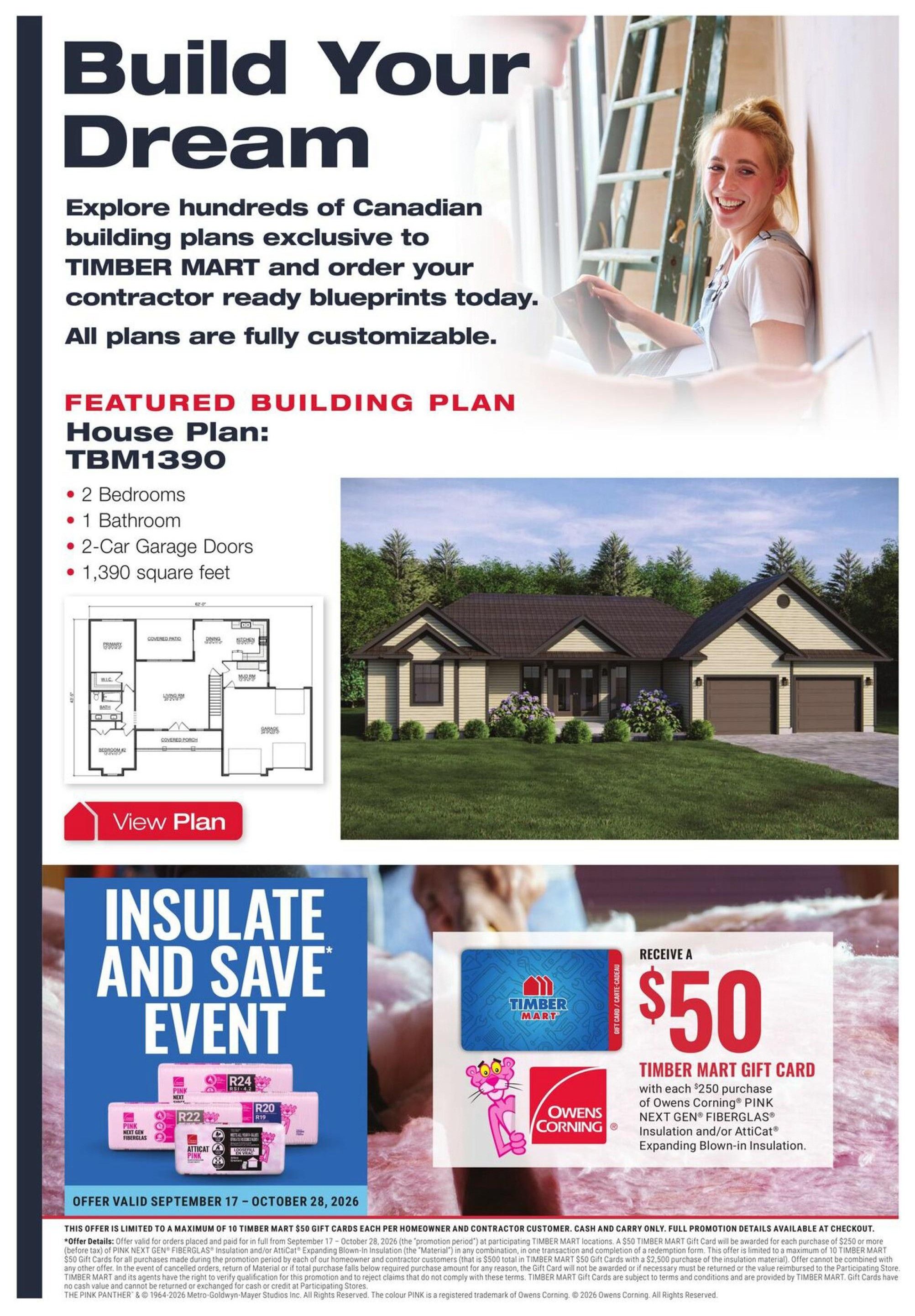 Timber Mart Flyer October 15 to 28