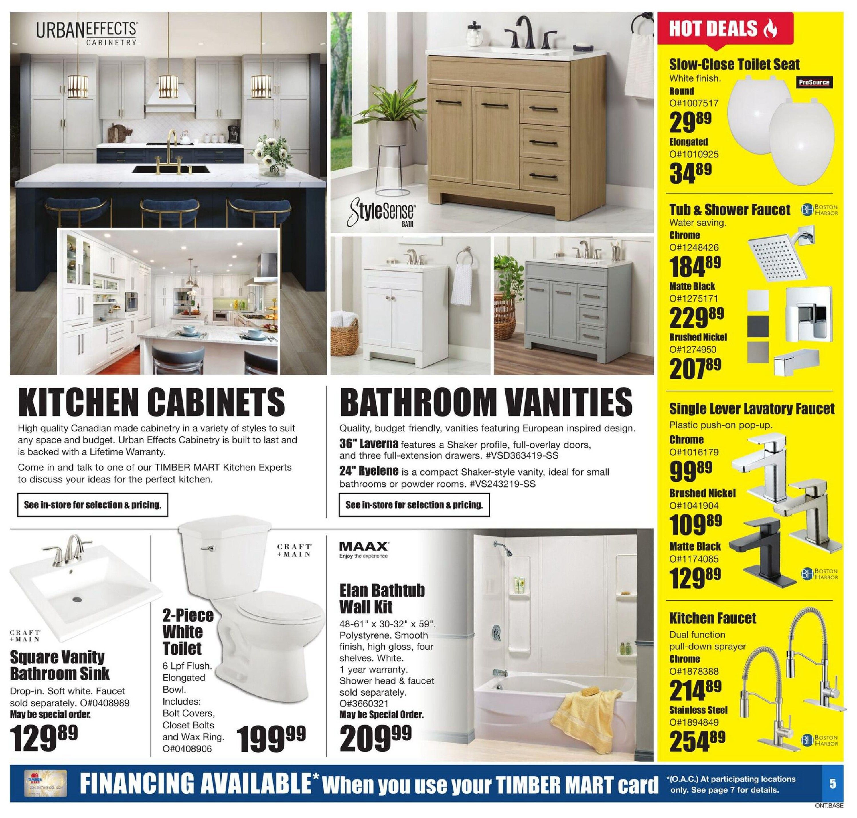 Timber Mart Flyer October 15 to 28