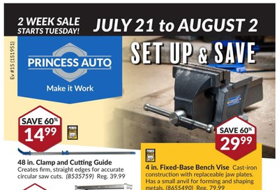 Princess Auto Flyer July 21 to August 2