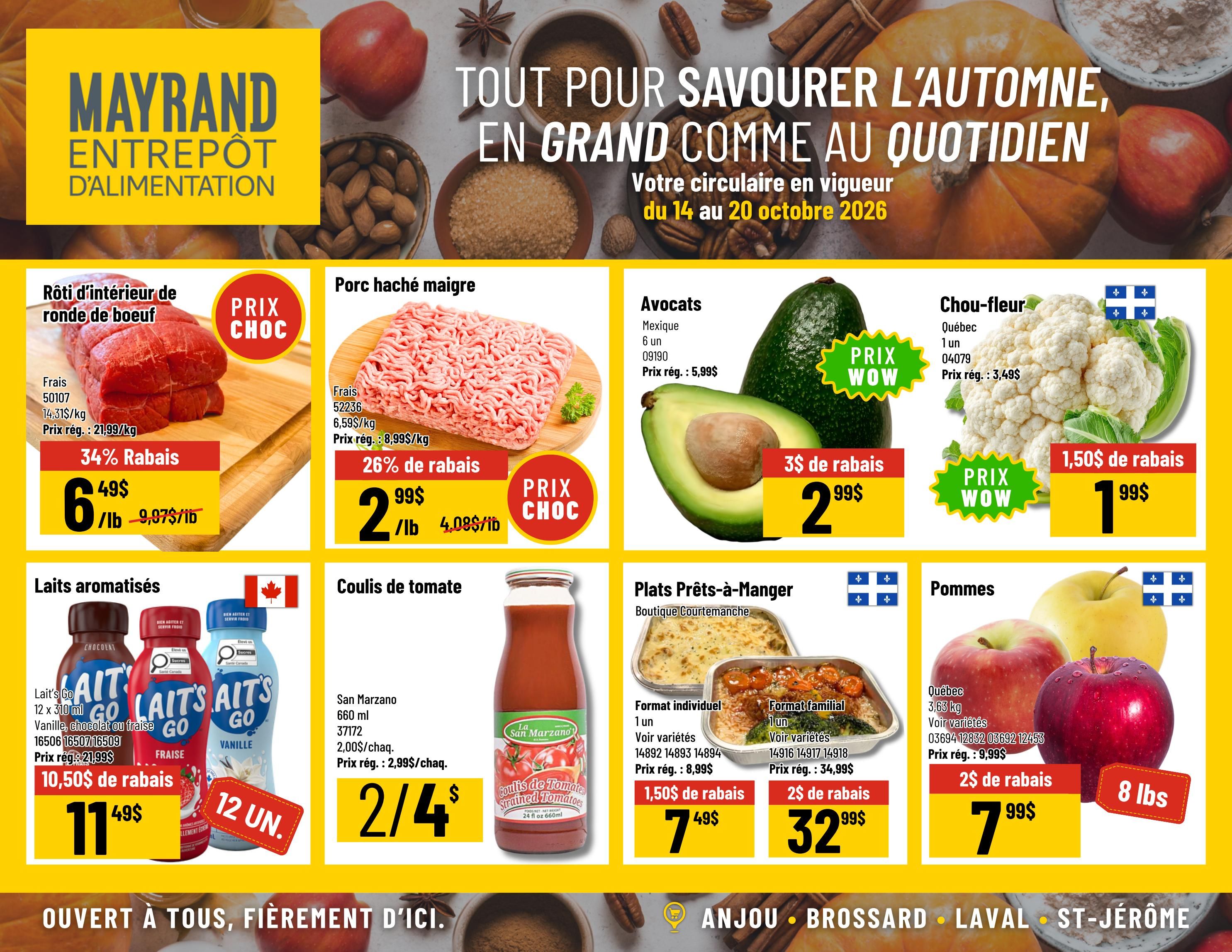 Mayrand Flyer October 14 to 20