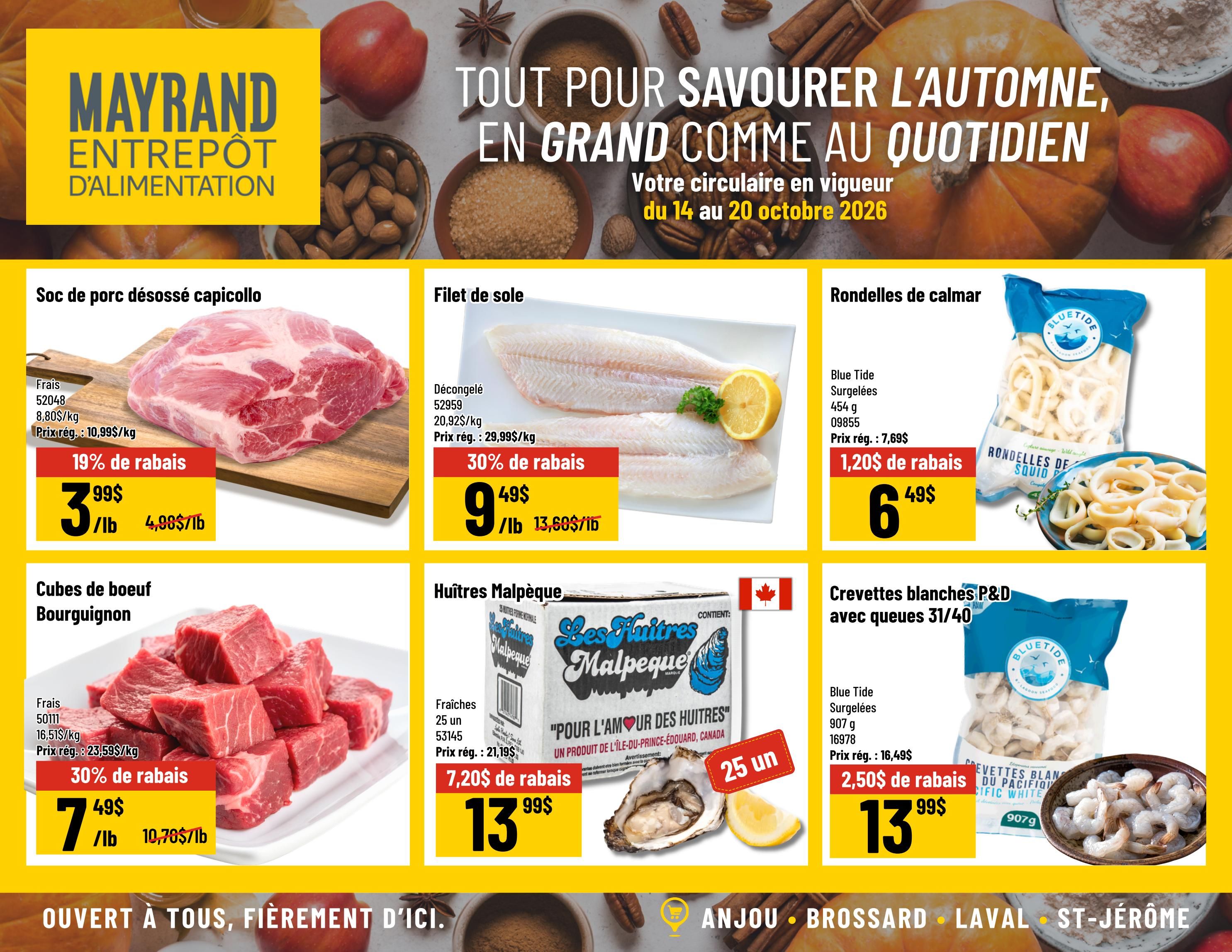 Mayrand Flyer October 14 to 20